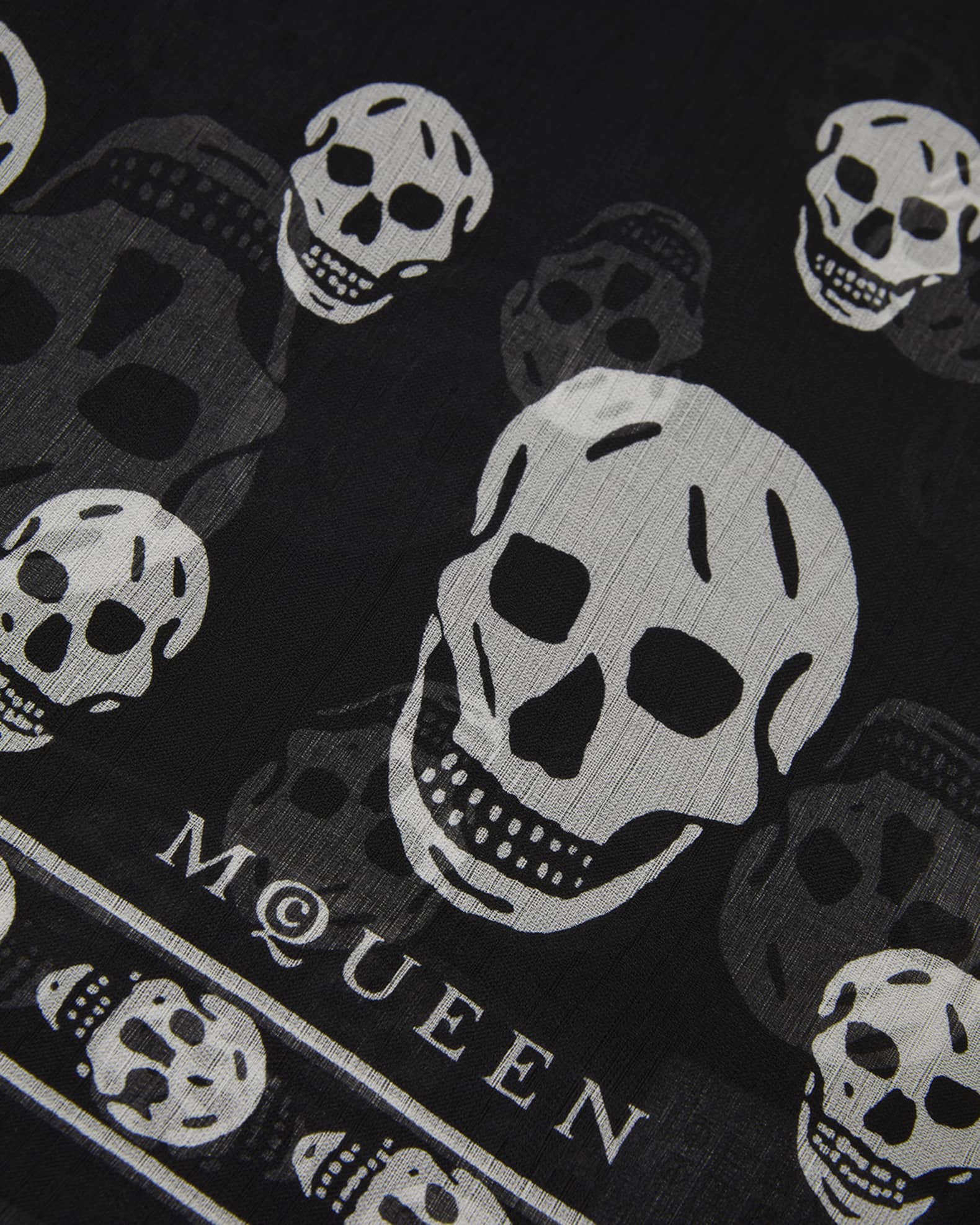 McQueen Classic Skull Silk Scarf | Neiman Marcus