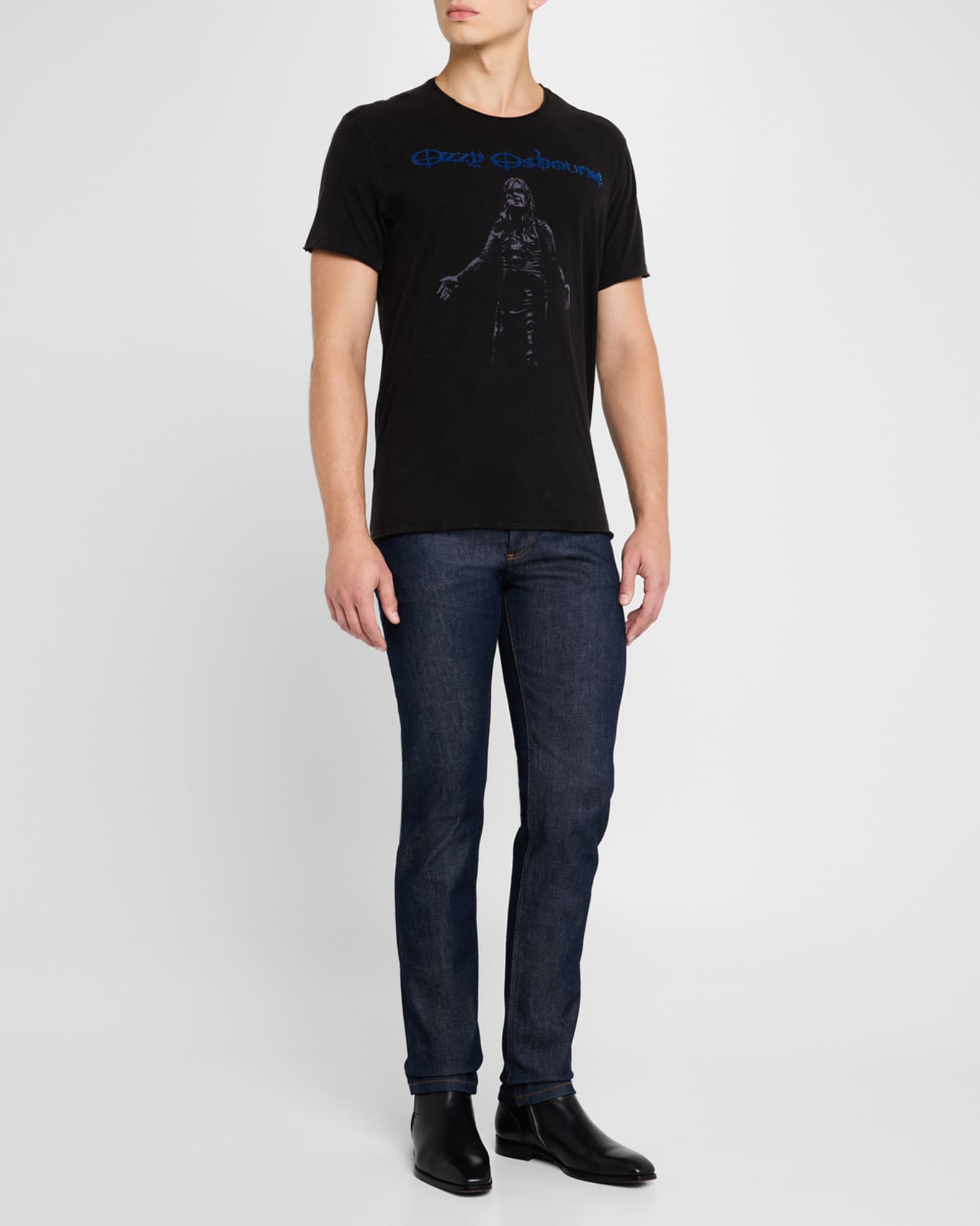 Men's Ozzy Raw-Edge T-Shirt 1