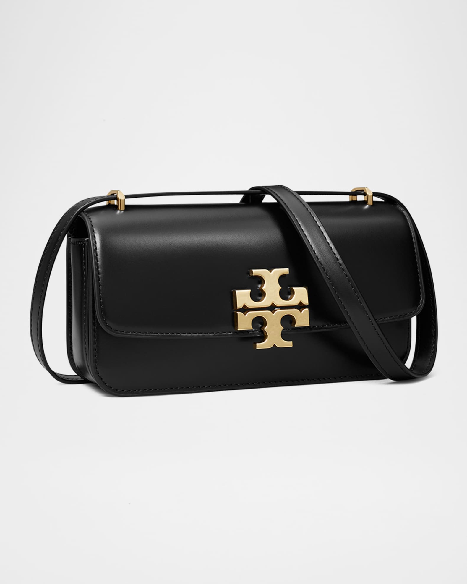 Eleanor Small Convertible Leather Shoulder Bag | Neiman Marcus