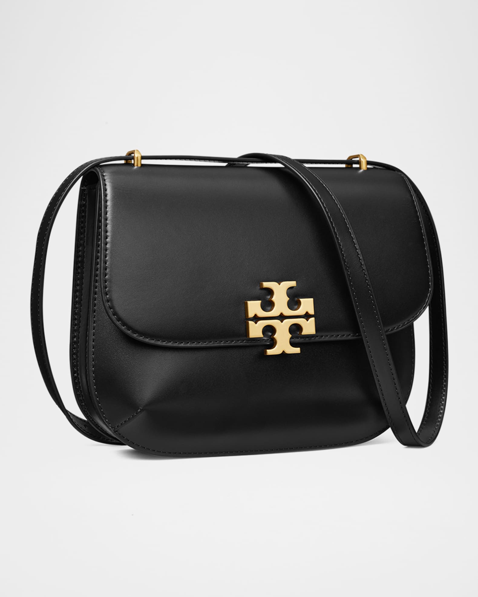Tory Burch Eleanor Leather Slim Saddle Crossbody Bag Neiman Marcus