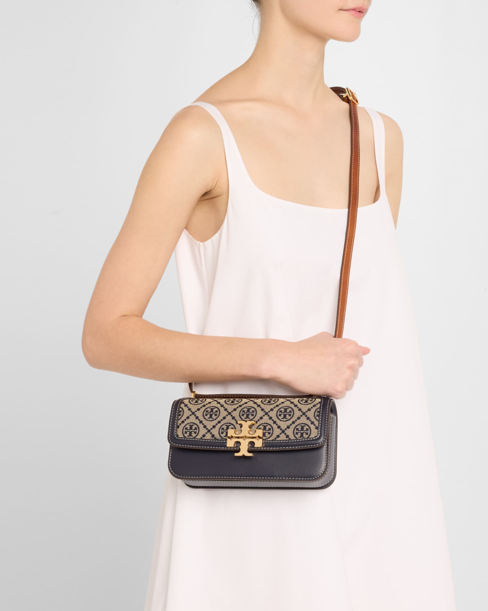 Tory Burch Eleanor Small T Monogram Converible Shoulder Bag