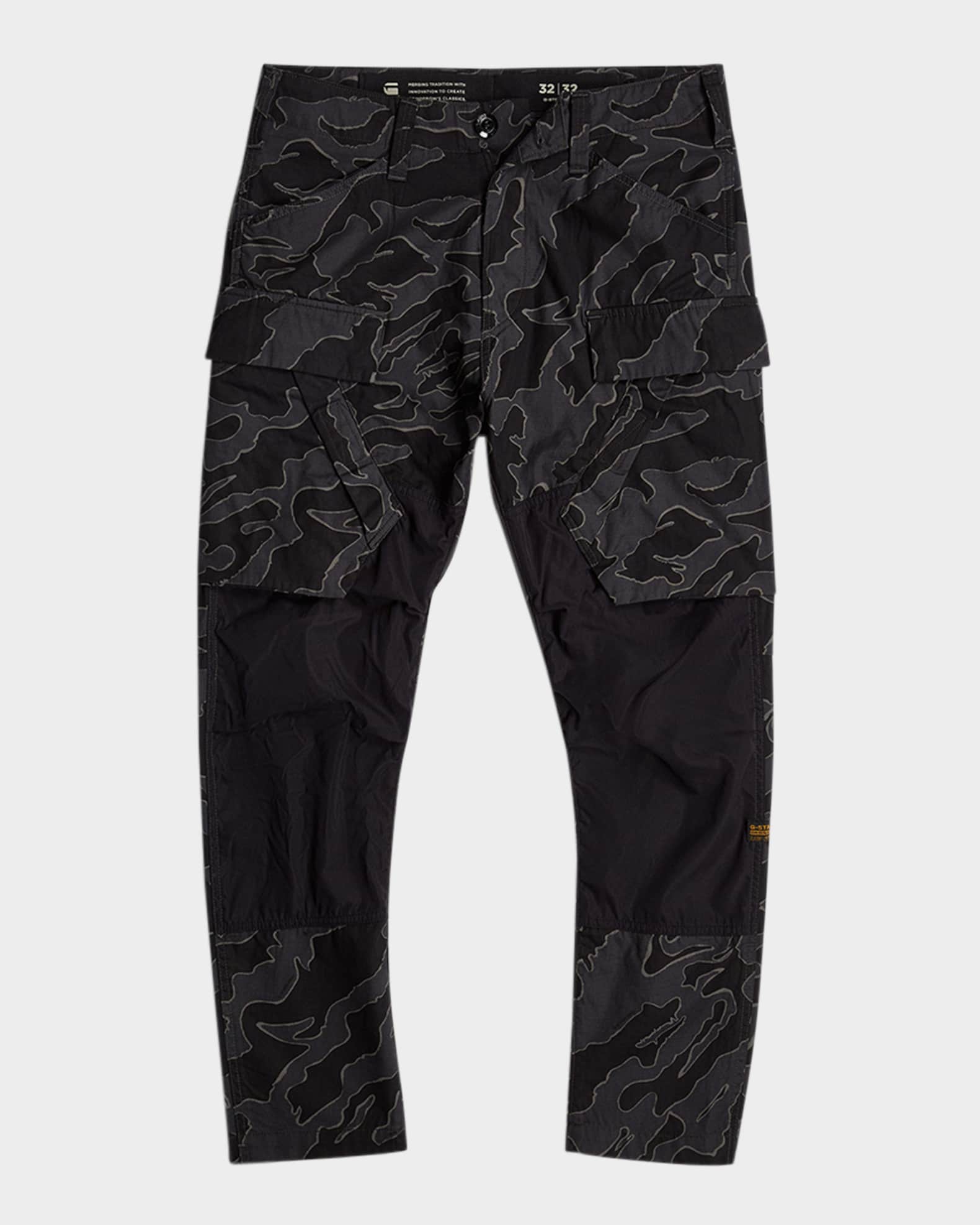 G-Star Men's 3D Regular Tapered Cargo Pants 3.0, Multi Color, 33-34