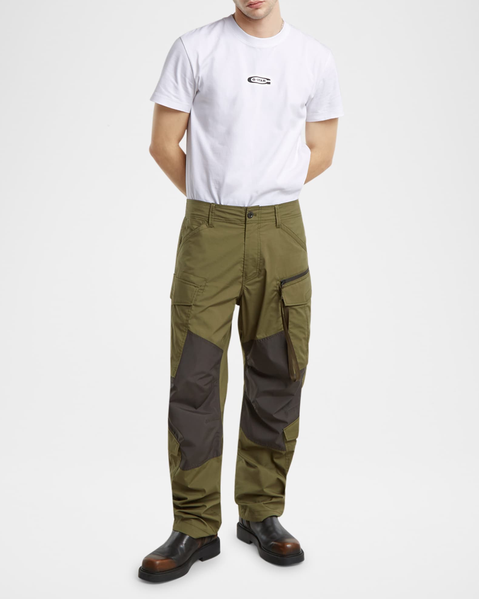 肌触りがいい Men's RAW G-STAR Rovic Marcus Neiman | Pants Loose 3D Zip パンツ