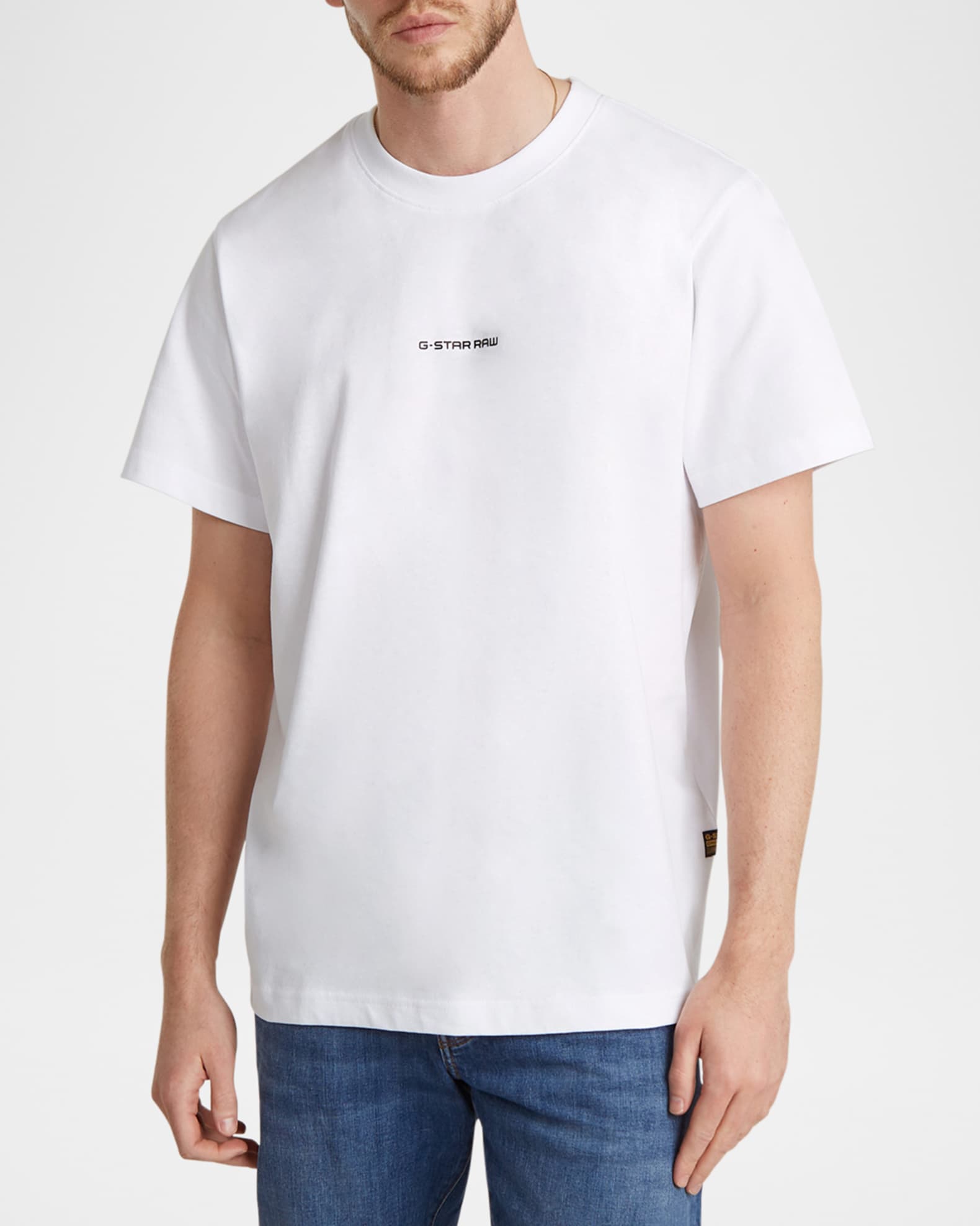 G-star Stacked Old Skool Logo R T T-shirt Met Korte Mouwen Zwart M Man