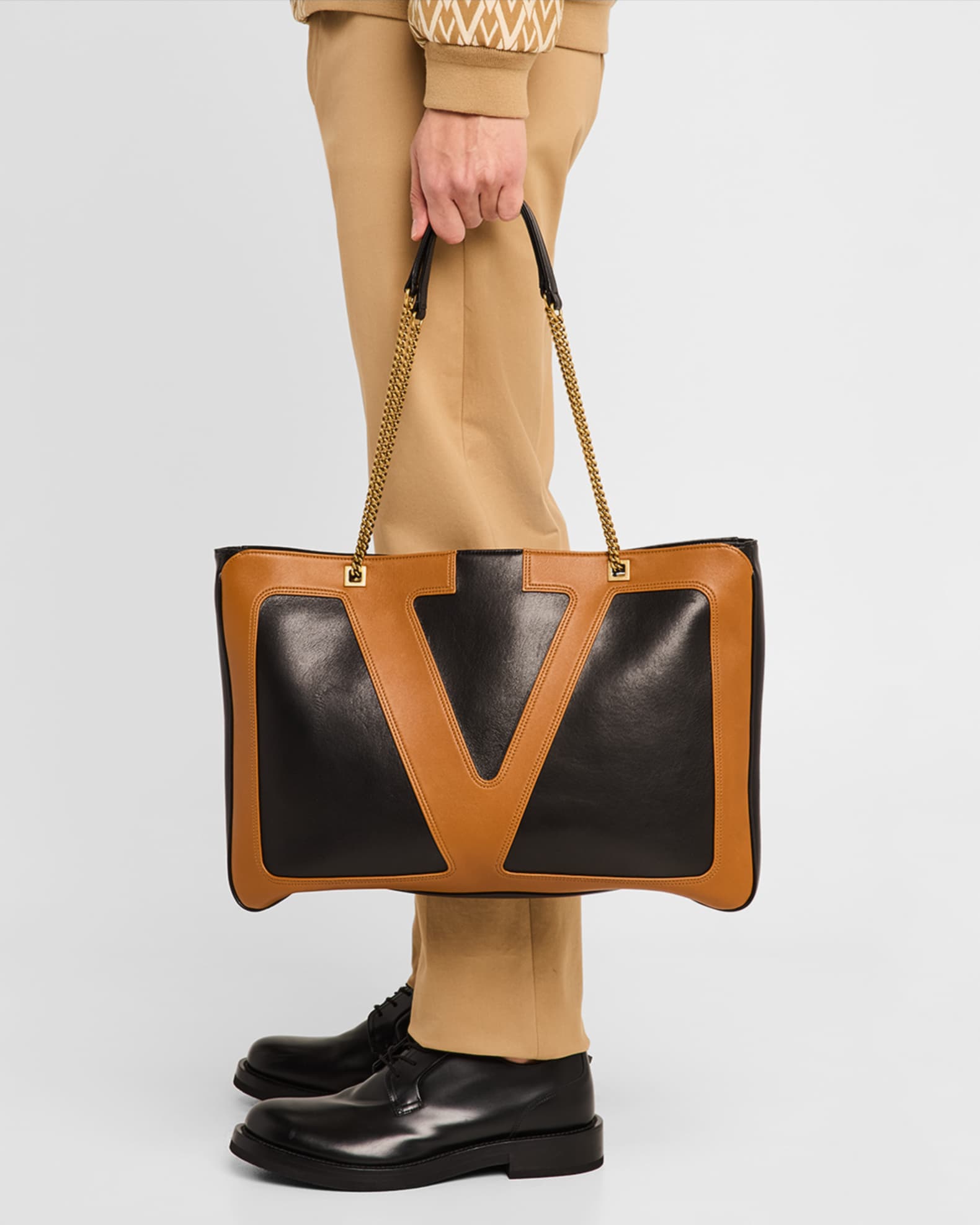Valentino Garavani Men's Viva Superstar Large Napa Leather