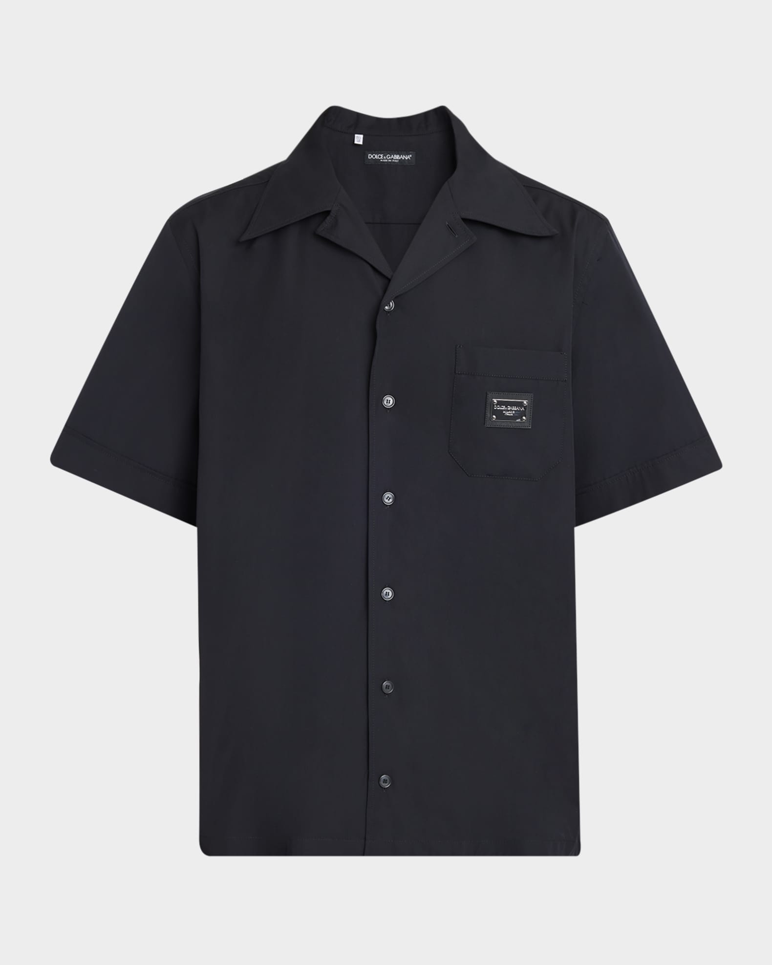 Men's Logo Plaque Camp Shirt 0