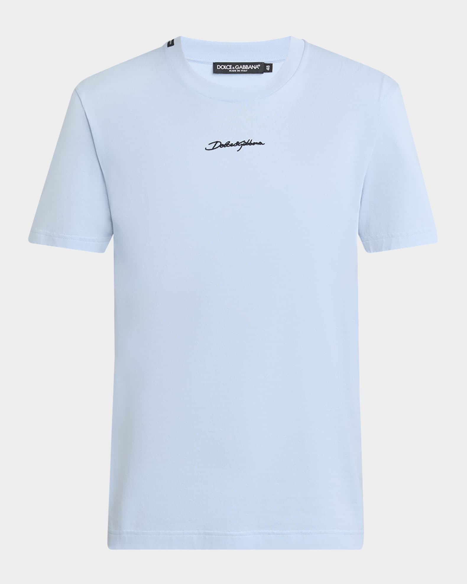 Tシャツ・カットソー Dolce & Gabbana T-shirt with logo patch Dolce & Gabbana Logo Patch T-Shirt, G8KBAZ G7VAP, Men's