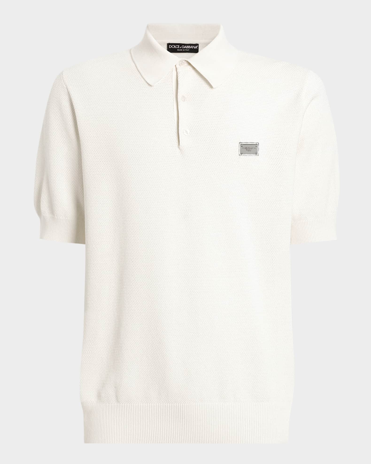 Men's Plaque Polo Shirt 0