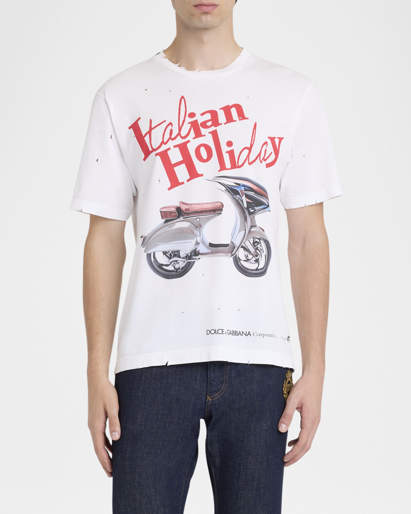 Tシャツ・カットソー DOLCE & GABBANA COTTON T-SHIRT WITH \