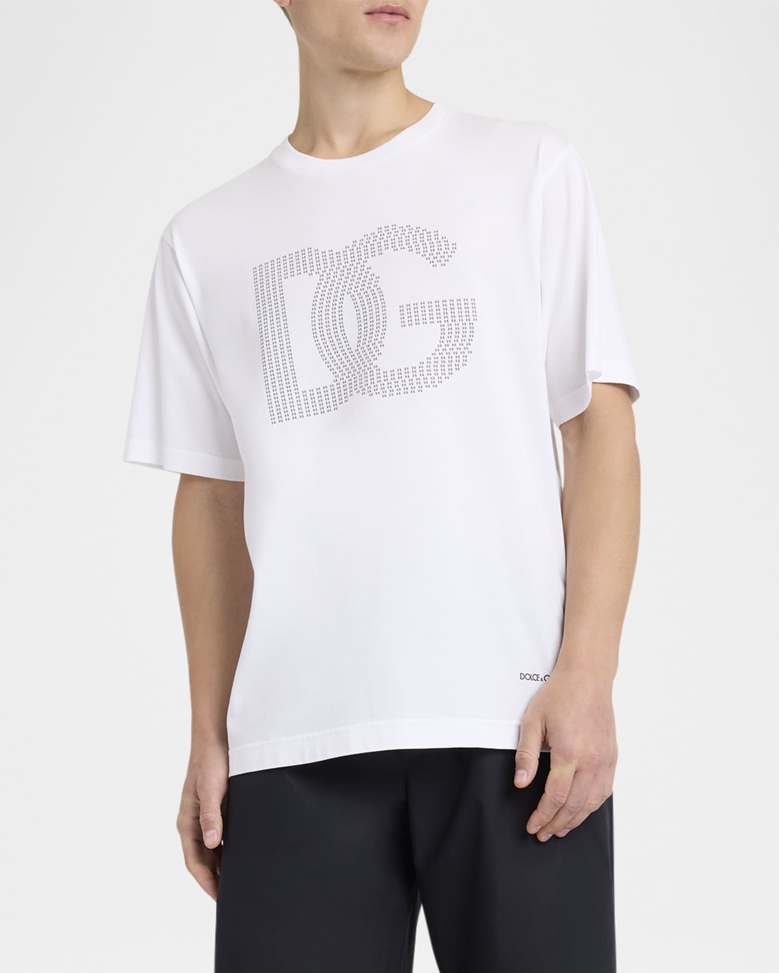 Dolce&Gabbana Men's DG Logo T-Shirt | Neiman Marcus