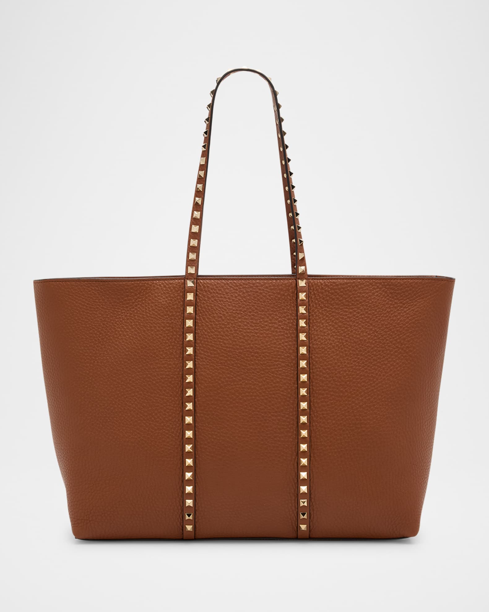 Rockstud Medium Leather Tote Bag 0