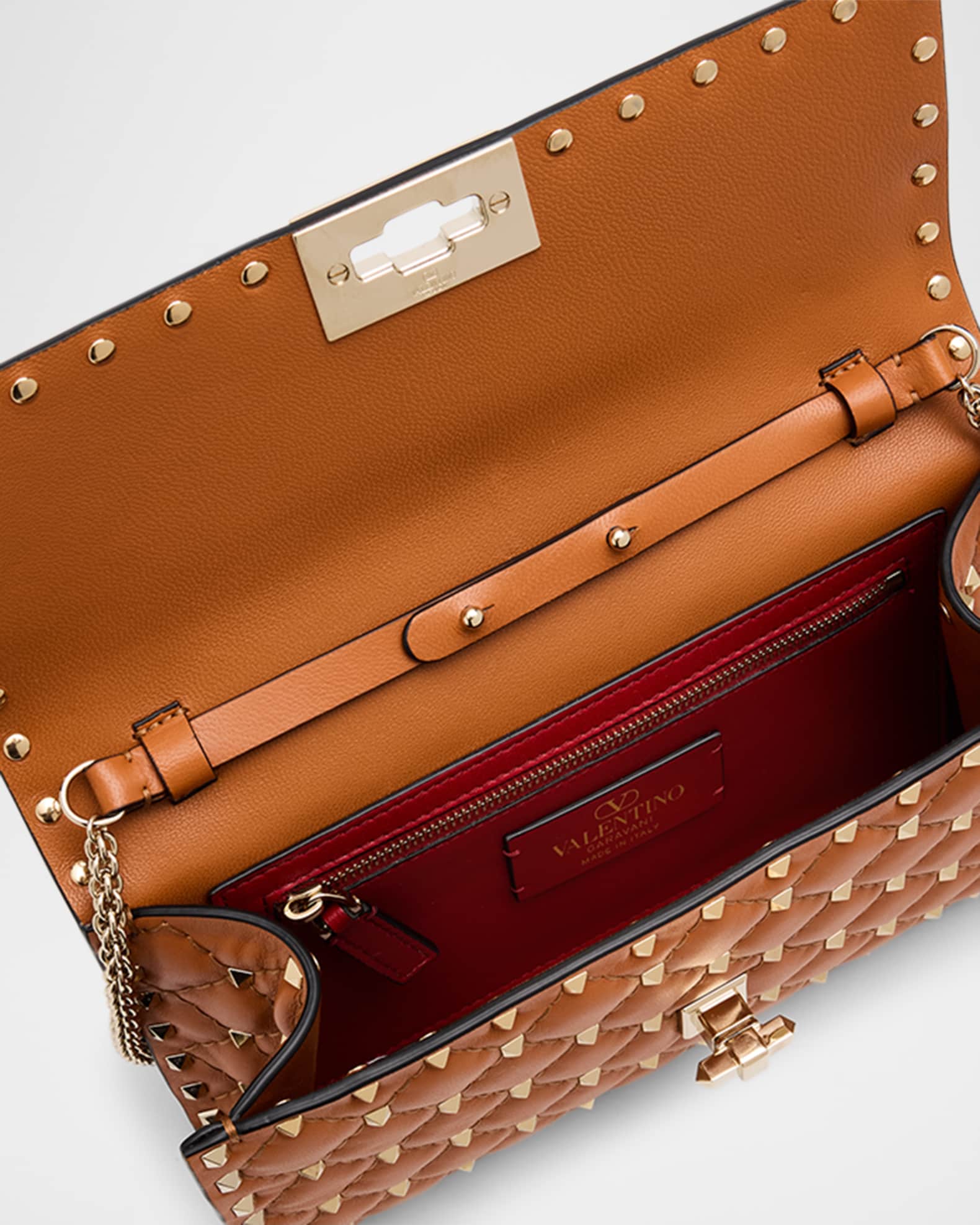 Valentino Garavani Rockstud Small Quilted Leather Shoulder