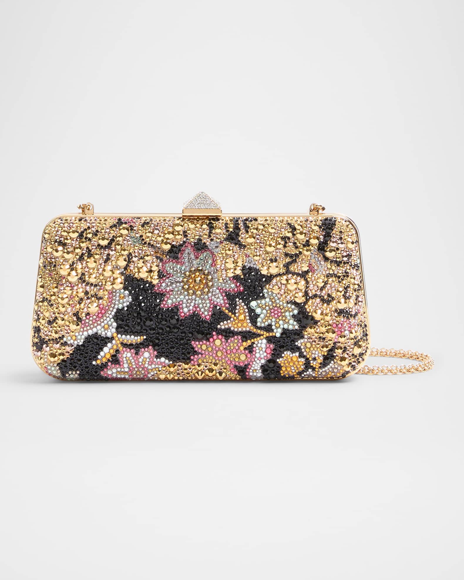 Carry Secrets Floral Crystal Minaudiere 0