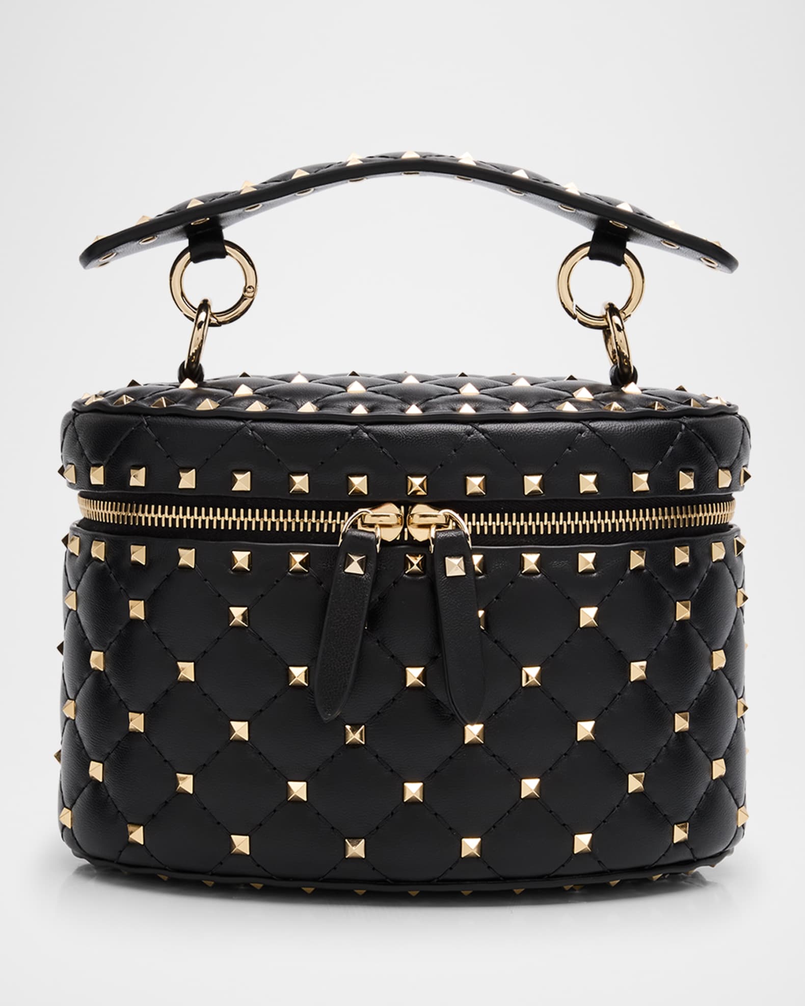 Valentino Garavani Rockstud Spike Top-Handle Vanity Bag