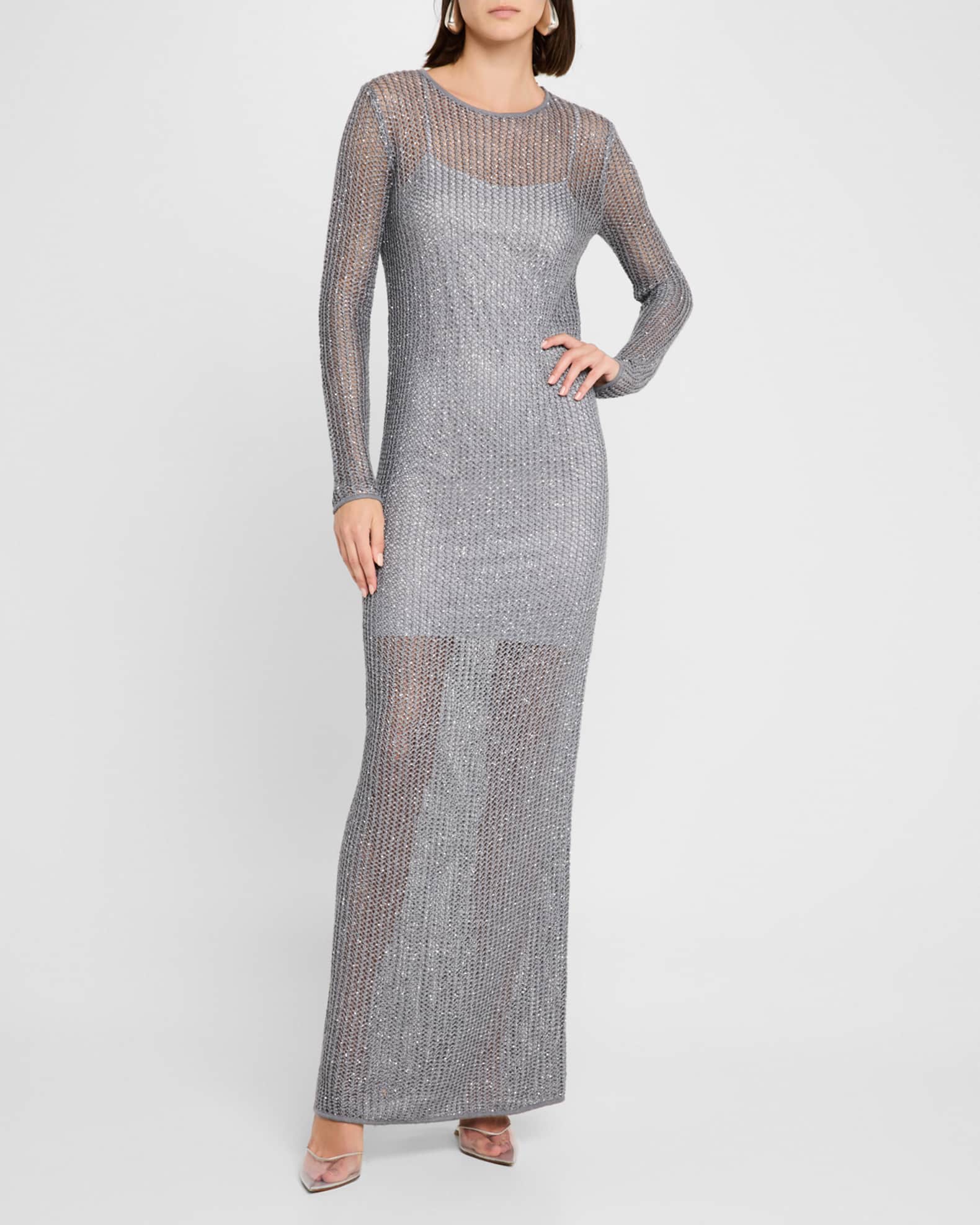 St john sequin dress outlet