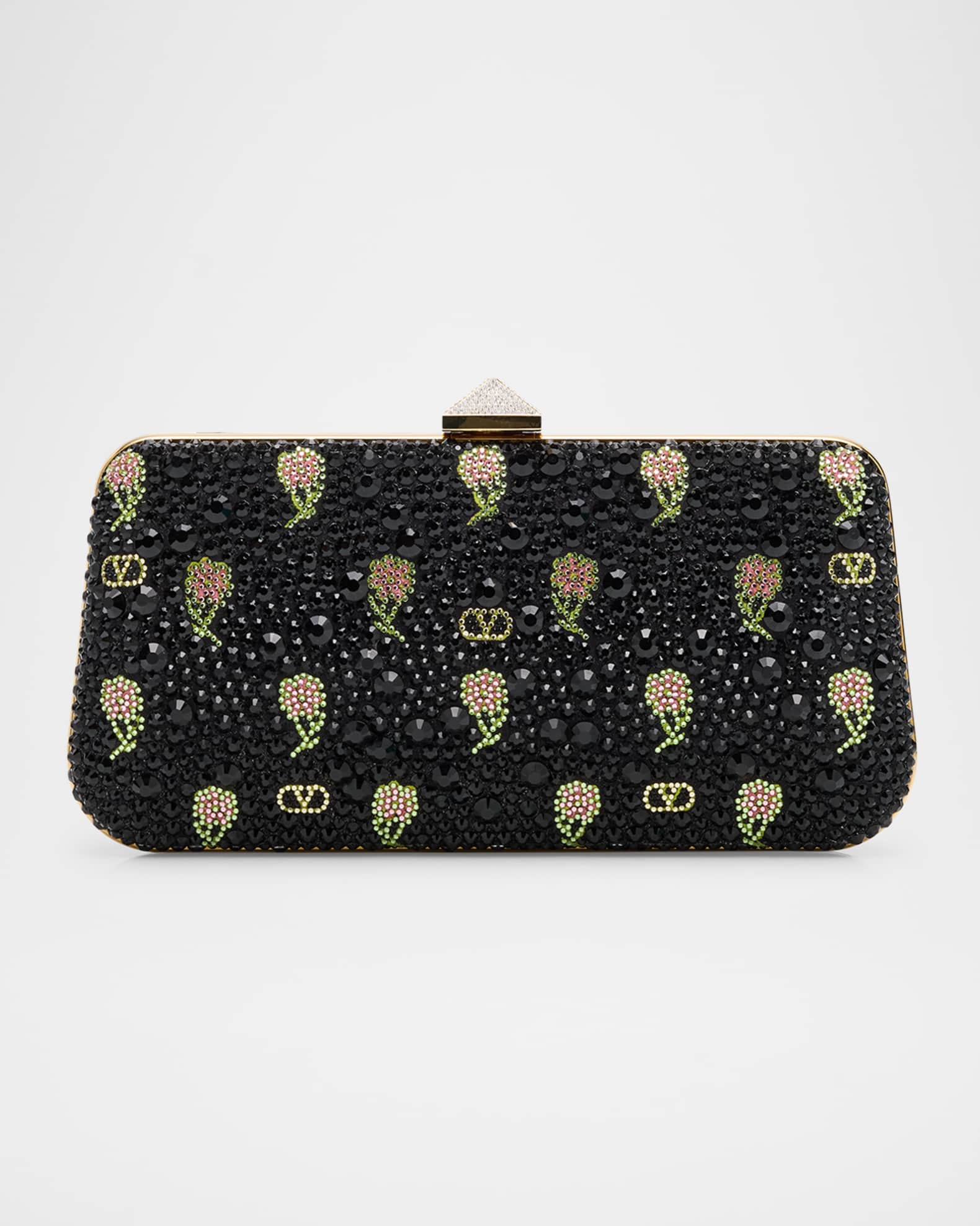 Carry Secrets VLOGO Flower Crystals Minaudiere 0