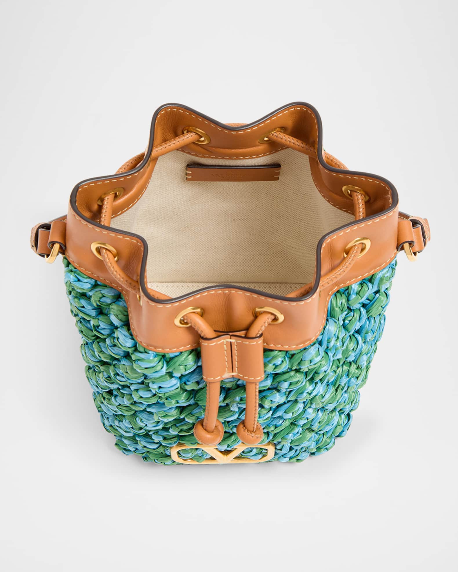 【VALENTINO】V Logo Micro bucket Bag Valentino Garavani Mini Bucket Bag in Nappa with Vlogo