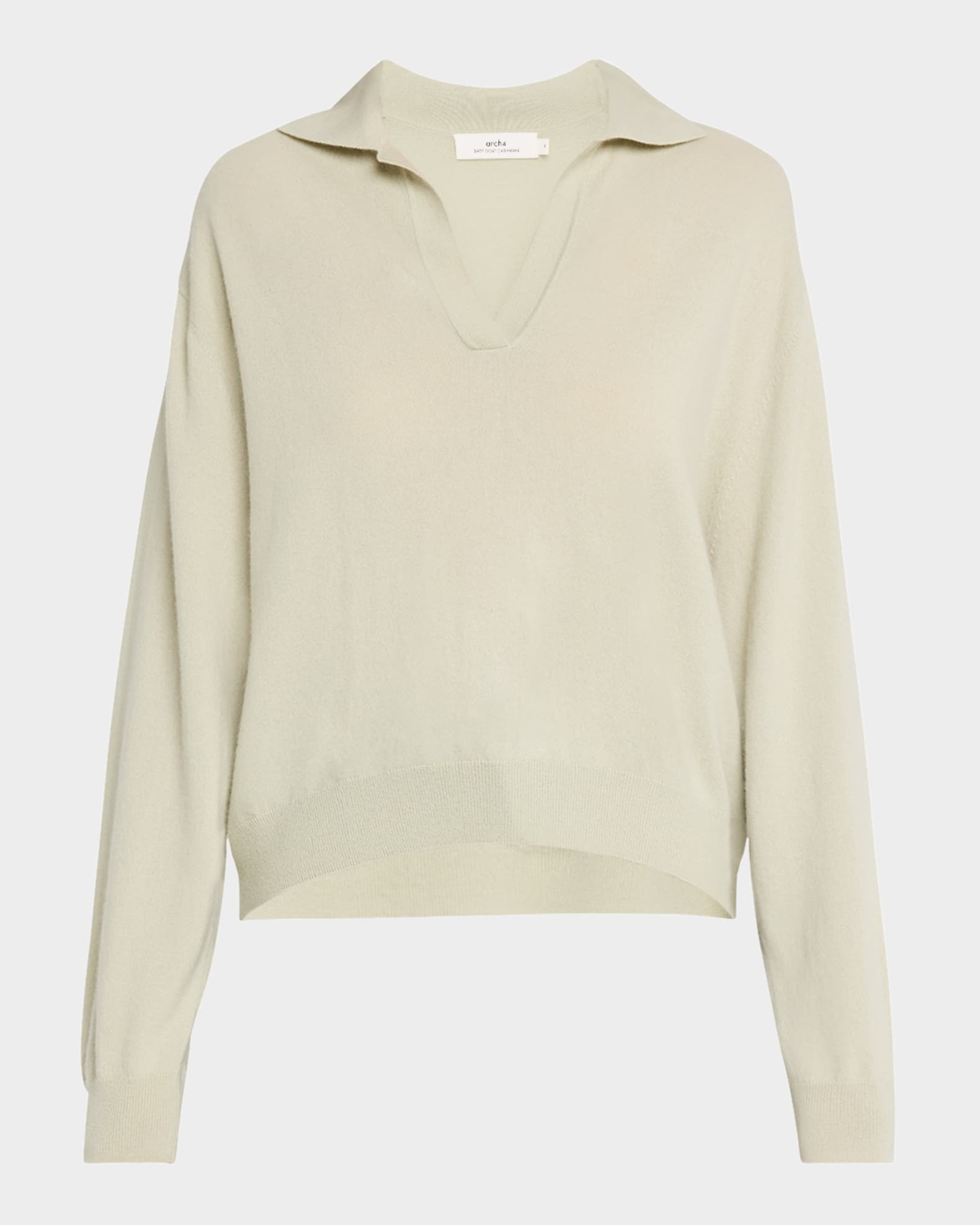 Oxford Long-Sleeve Cashmere Pullover 0