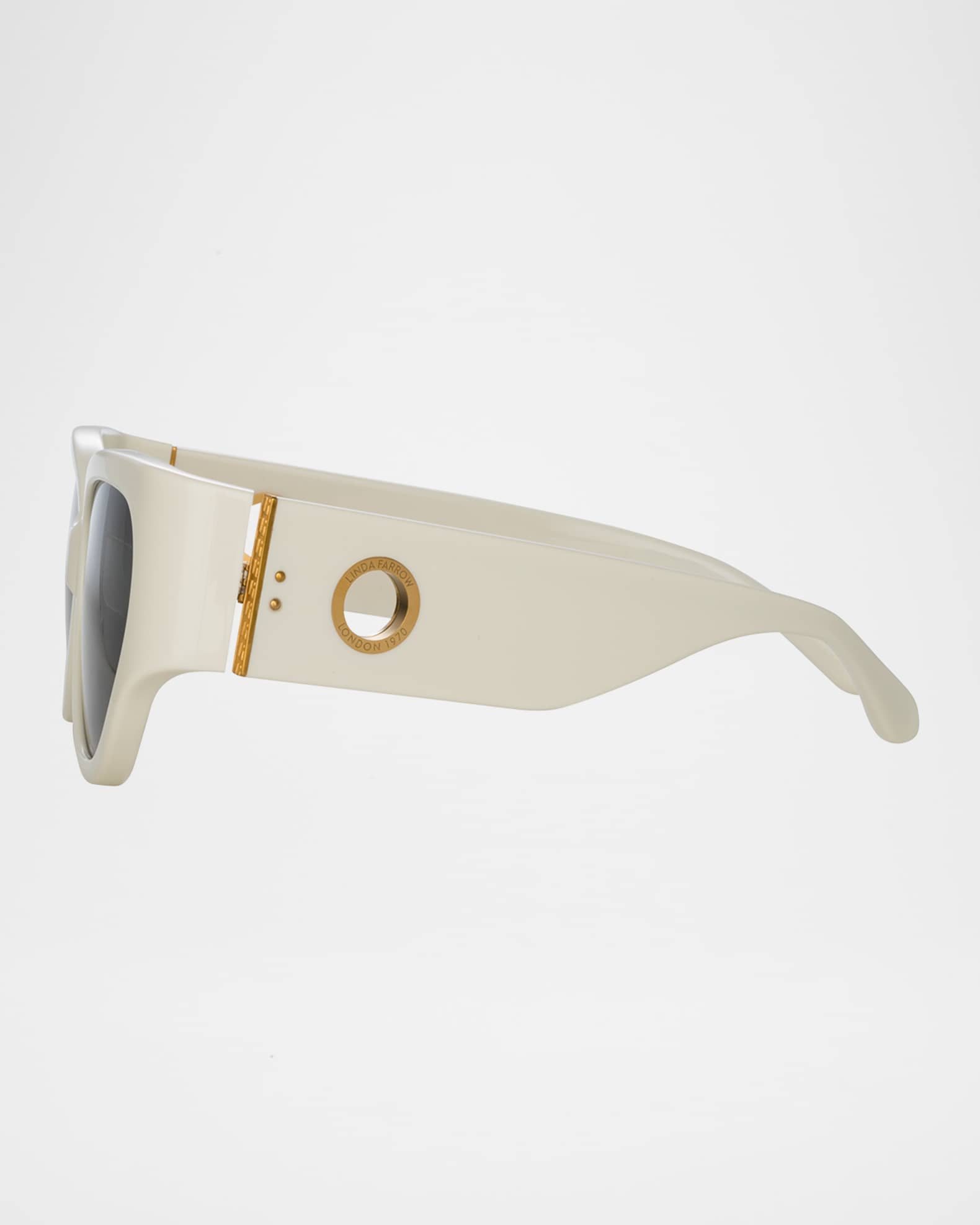 Connie 18K Gold-Plated Titanium Cat-Eye Sunglasses  1