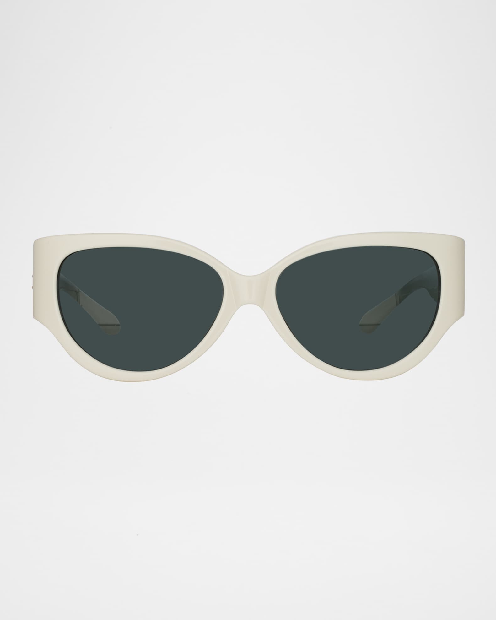 Linda Farrow Connie 18K GoldPlated Titanium CatEye Sunglasses