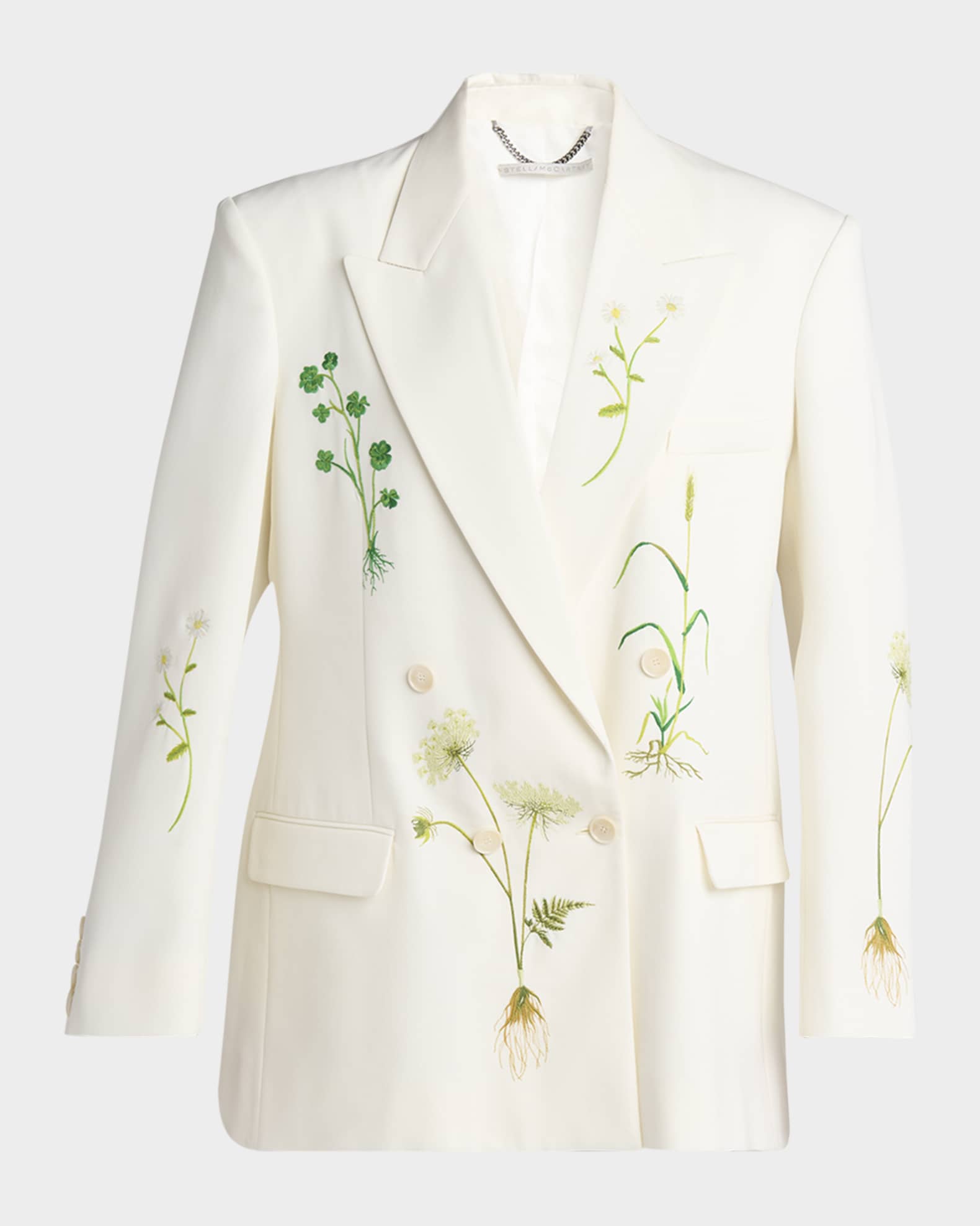 ジャケット Stella Mccartney Embroidered Wool Oversize Blazer Stella McCartney Embroidered Wool Oversize Blazer | italist