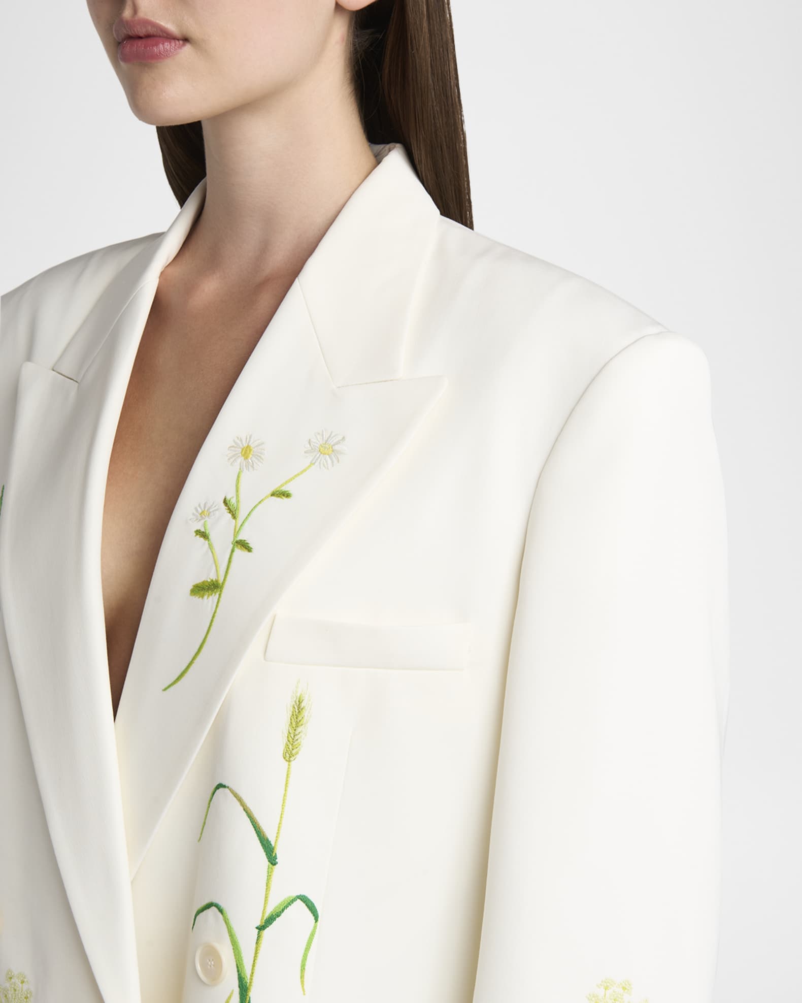 ジャケット Stella McCartney Ivory wool single-breasted jacket Stella McCartney Ivory wool single-breasted jacket | TheDoubleF