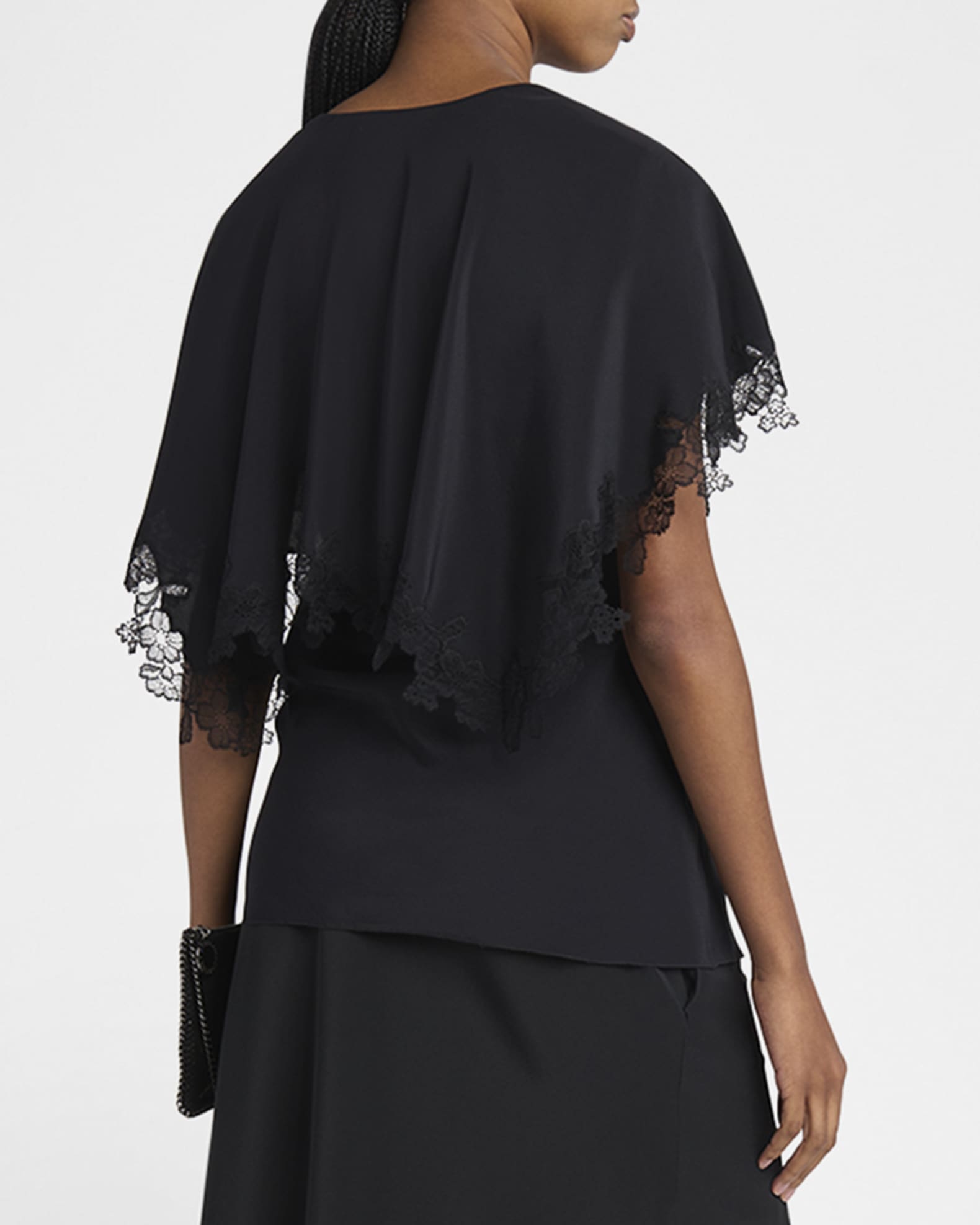 【送料&関税込】Stella McCartney Cape Stella McCartney Draped Cutout Cape Top | Neiman Marcus