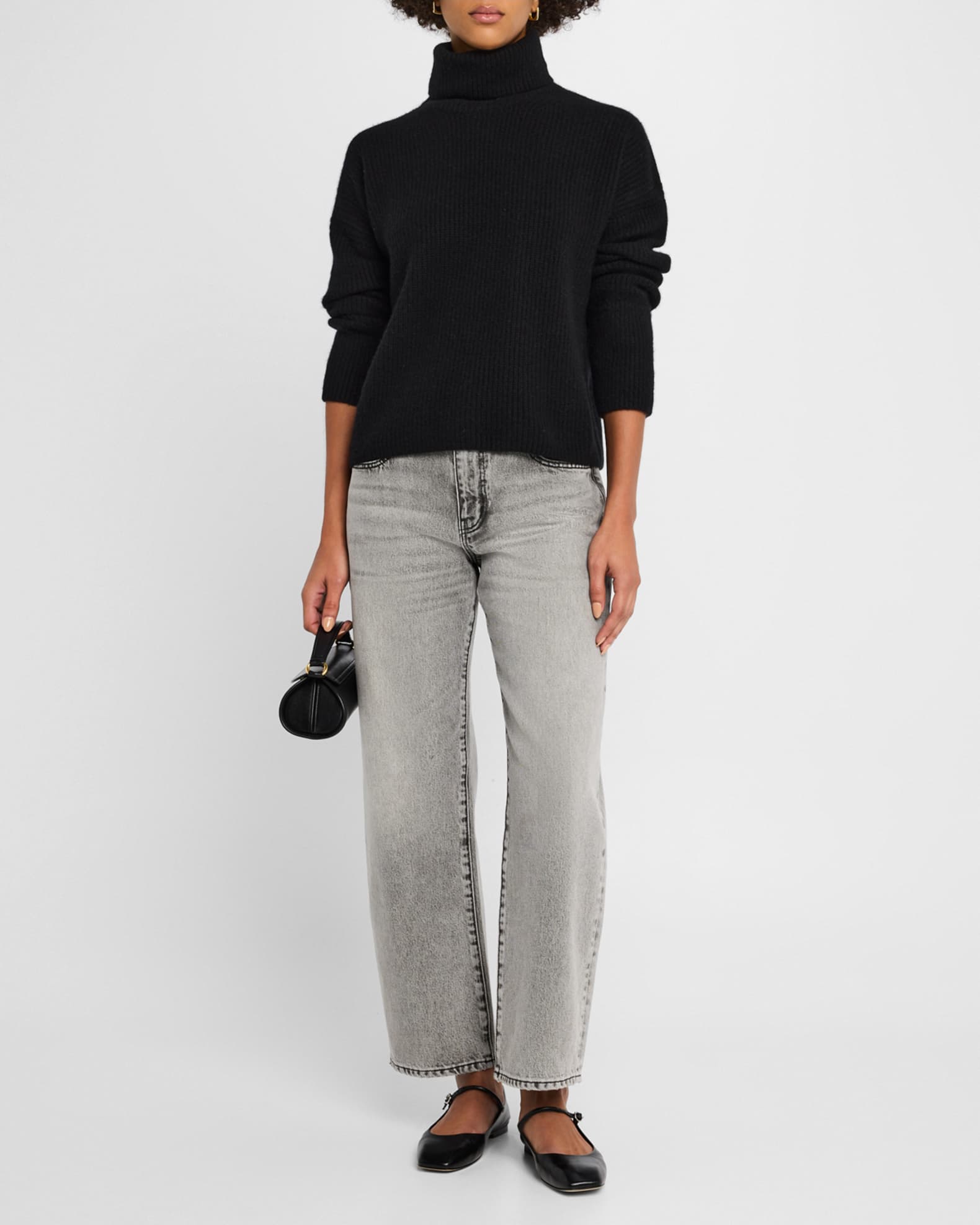 Mini Toujours Cashmere Turtleneck Sweater 1