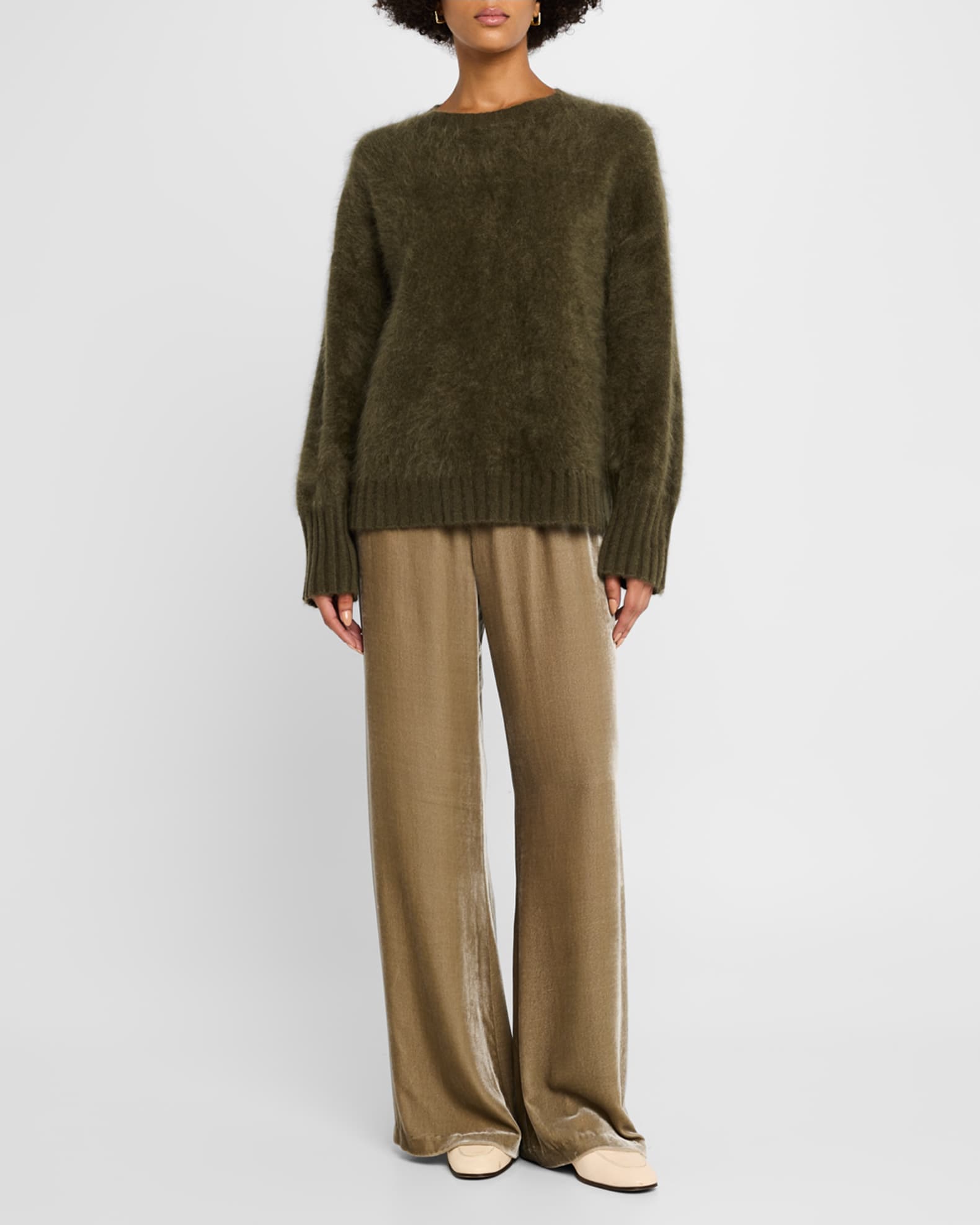 Elasticated Velvet Pants 1
