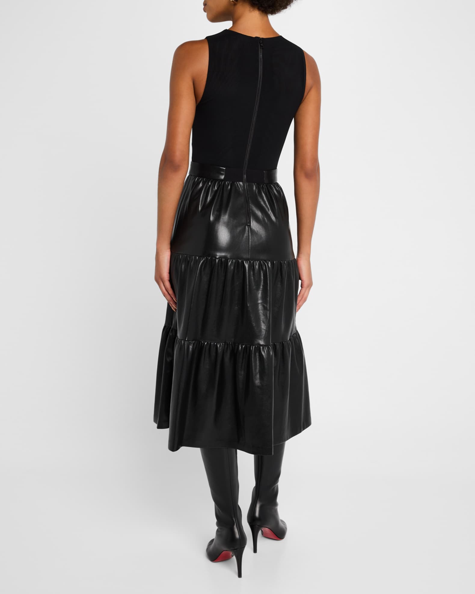Aje banksia leather dress clearance