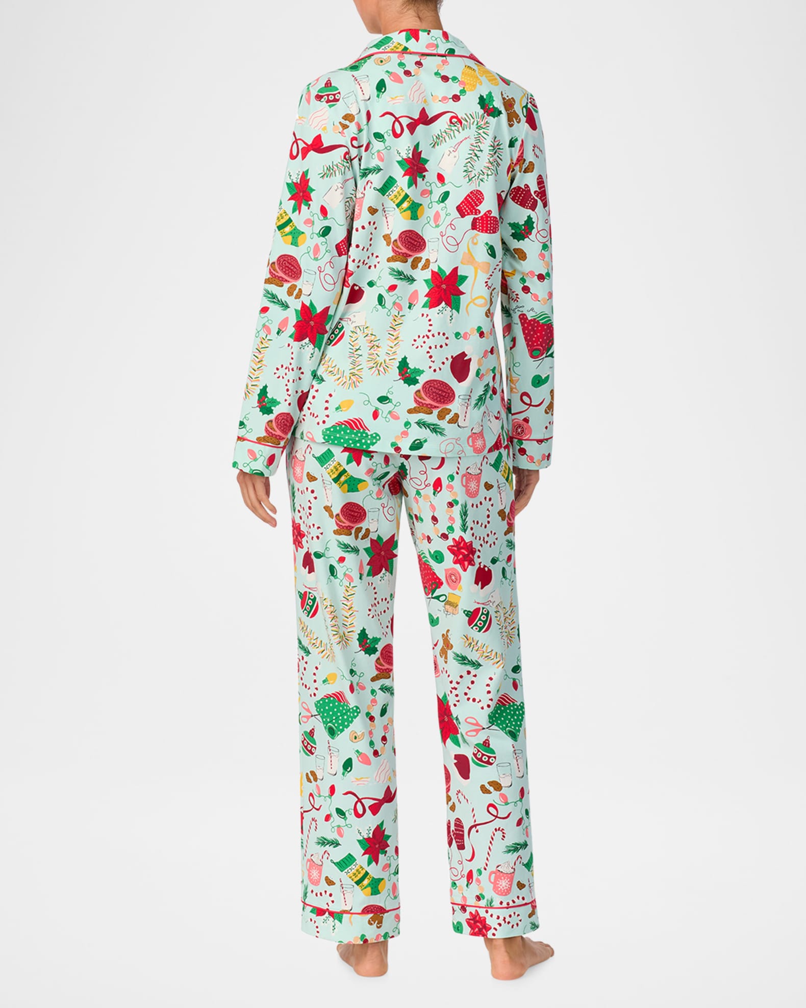 BedHead Pajamas Christmas Nostalgia Cotton Jersey Pajama Set Neiman Marcus