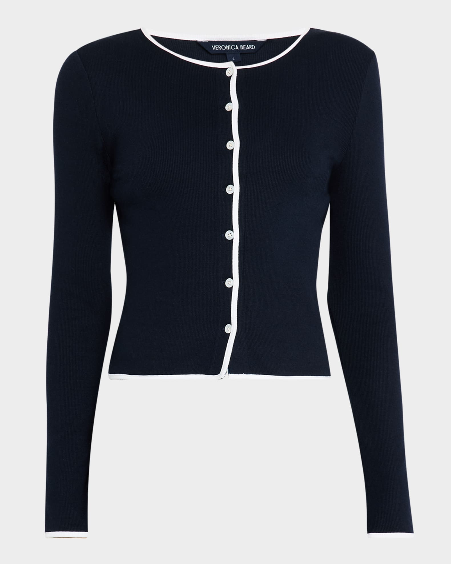 Wilmer Contrast Trim Cardigan 0