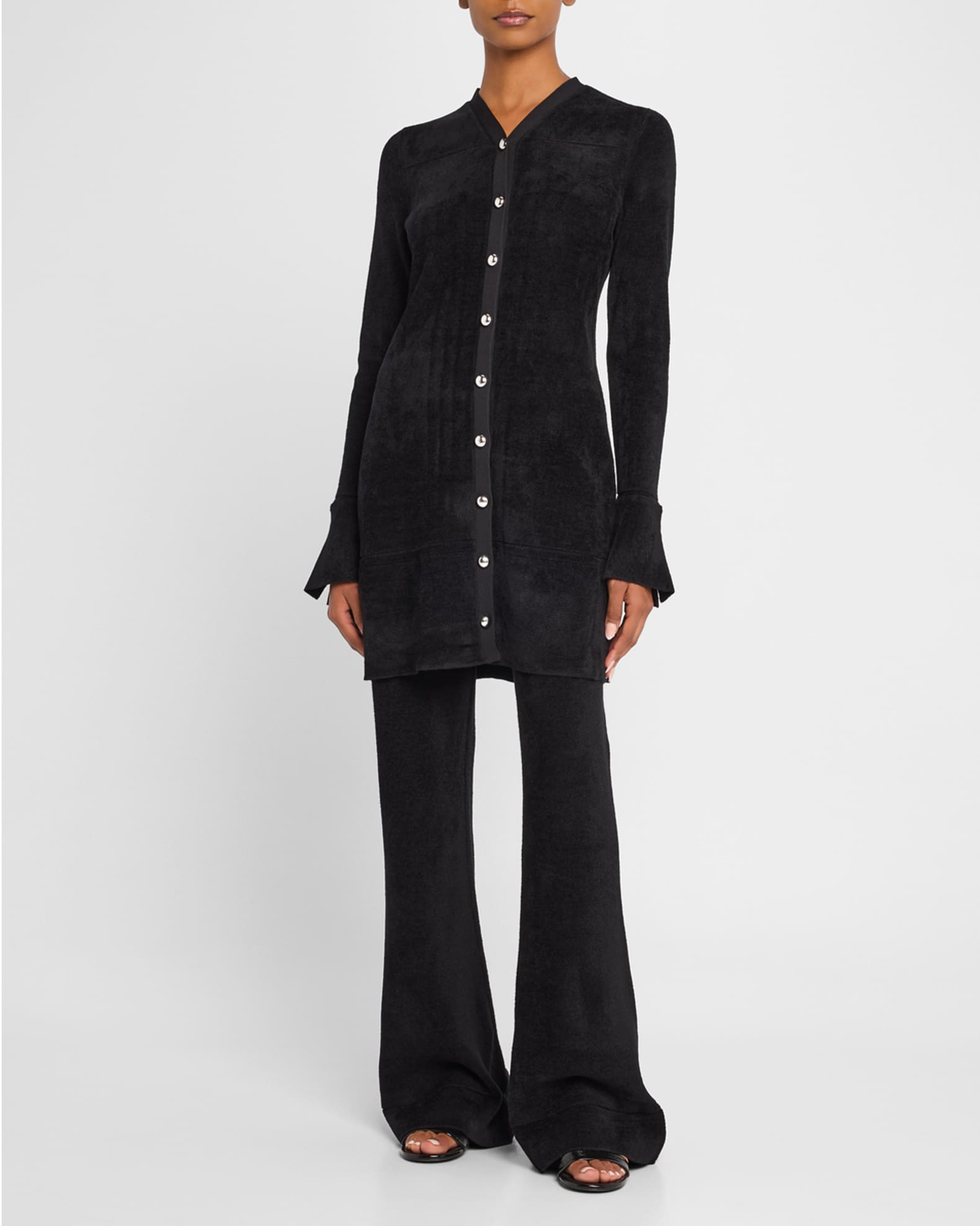 Evie Chenille Flare Pants 1