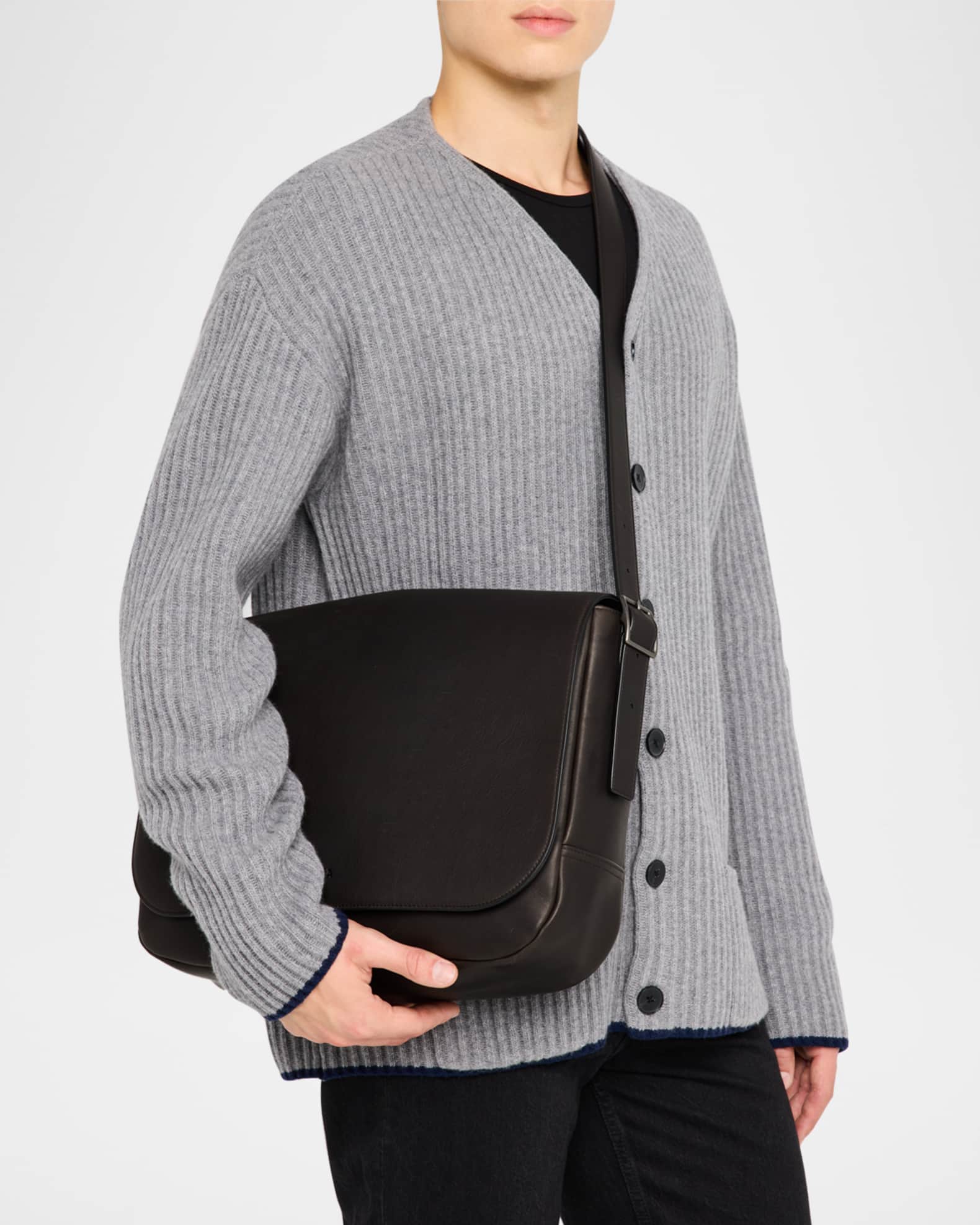 Men's Runwell Leather Messenger Bag 1