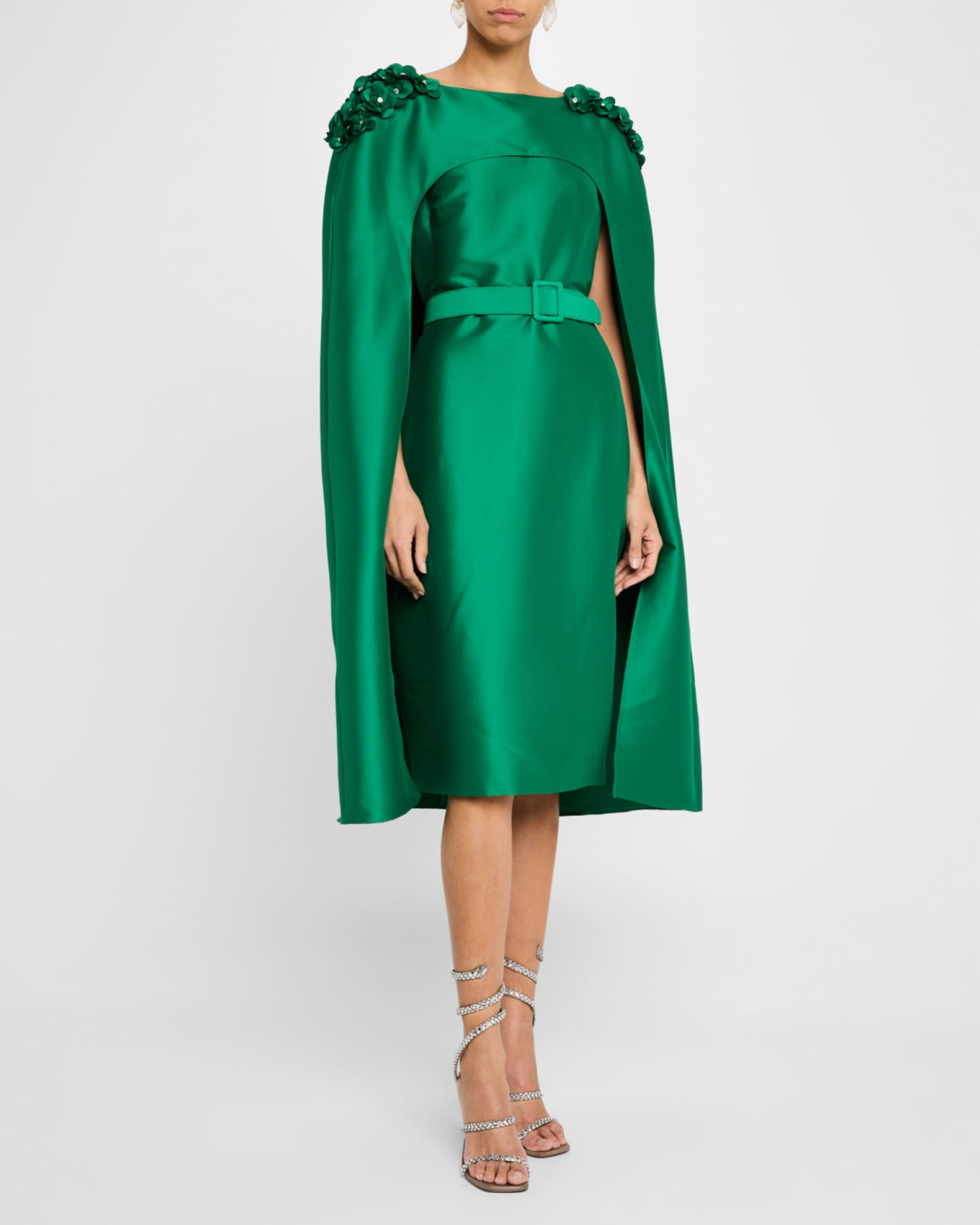 Neiman marcus emerald green dress online