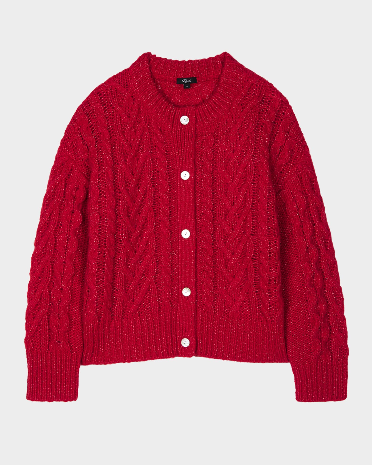 Amelie Cable-Knit Cardigan 0