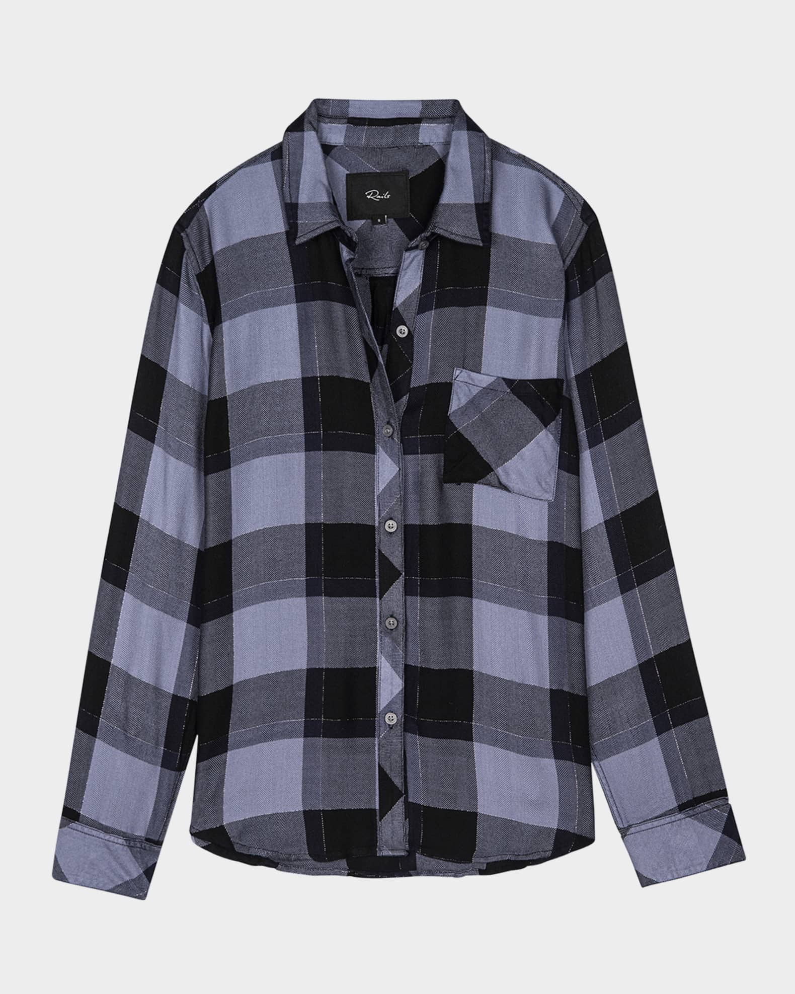 Hunter Plaid Button-Front Shirt  0