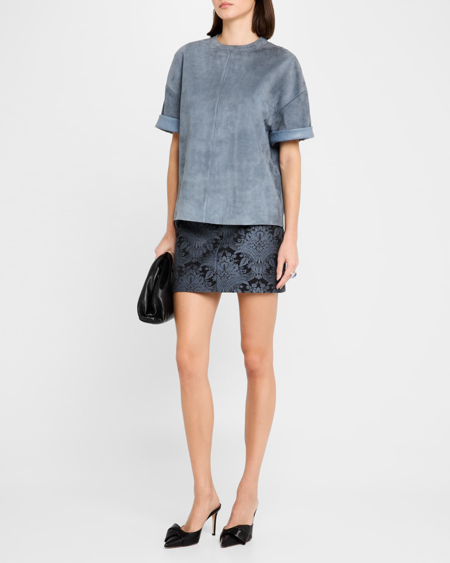 Morris Suede Short-Sleeve T-Shirt 1