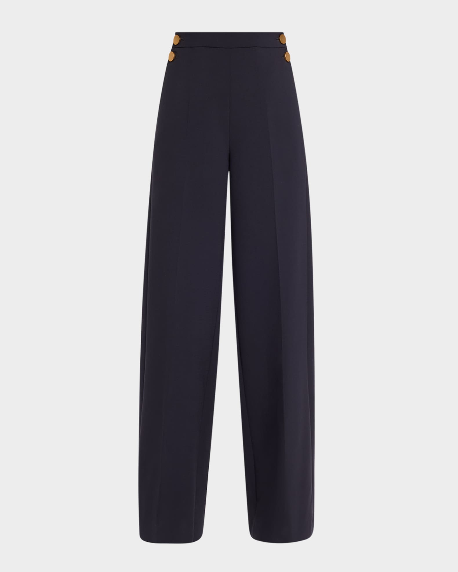 Max Mara Polonia Sailor Wide-Leg Pants | Neiman Marcus Max Mara Polonia Sailor Wide-Leg Pants | Neiman Marcus