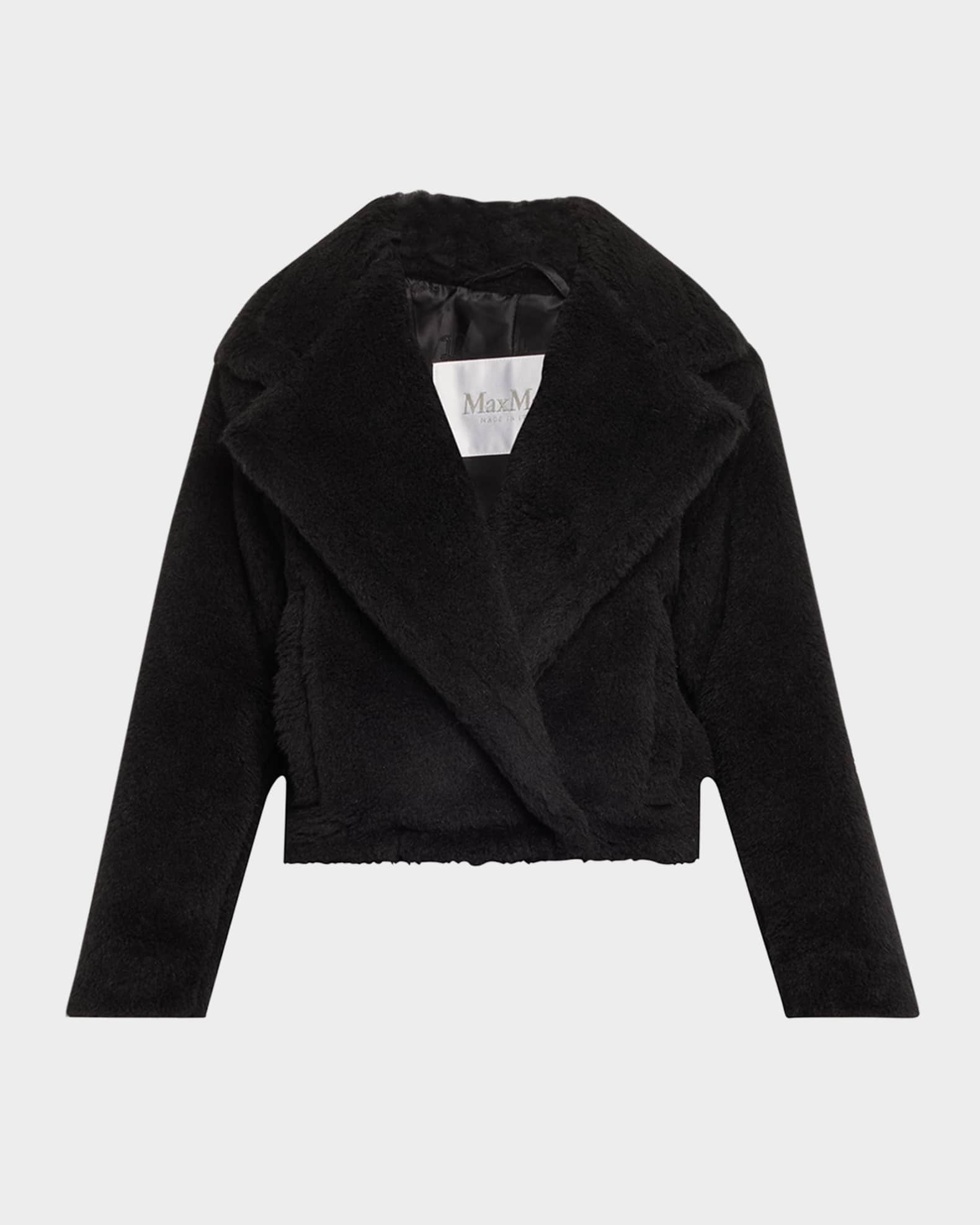 コート Max Mara Max Mara Oggeri Teddy Short Biker Jacket Max Mara Oggeri teddy short biker jacket | The Fashion Square
