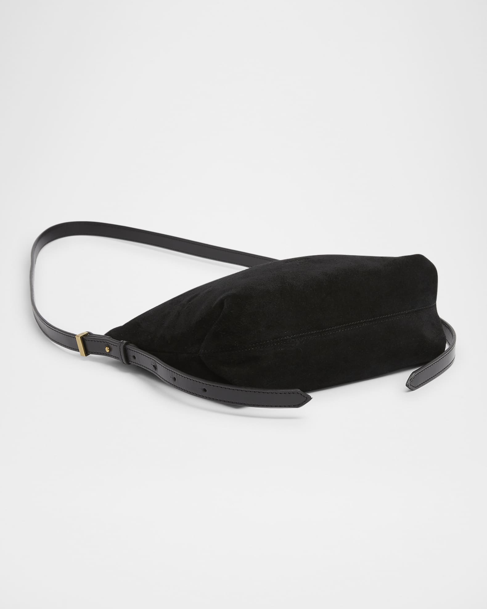 Leyden Mini Buckle Suede Shoulder Bag 1