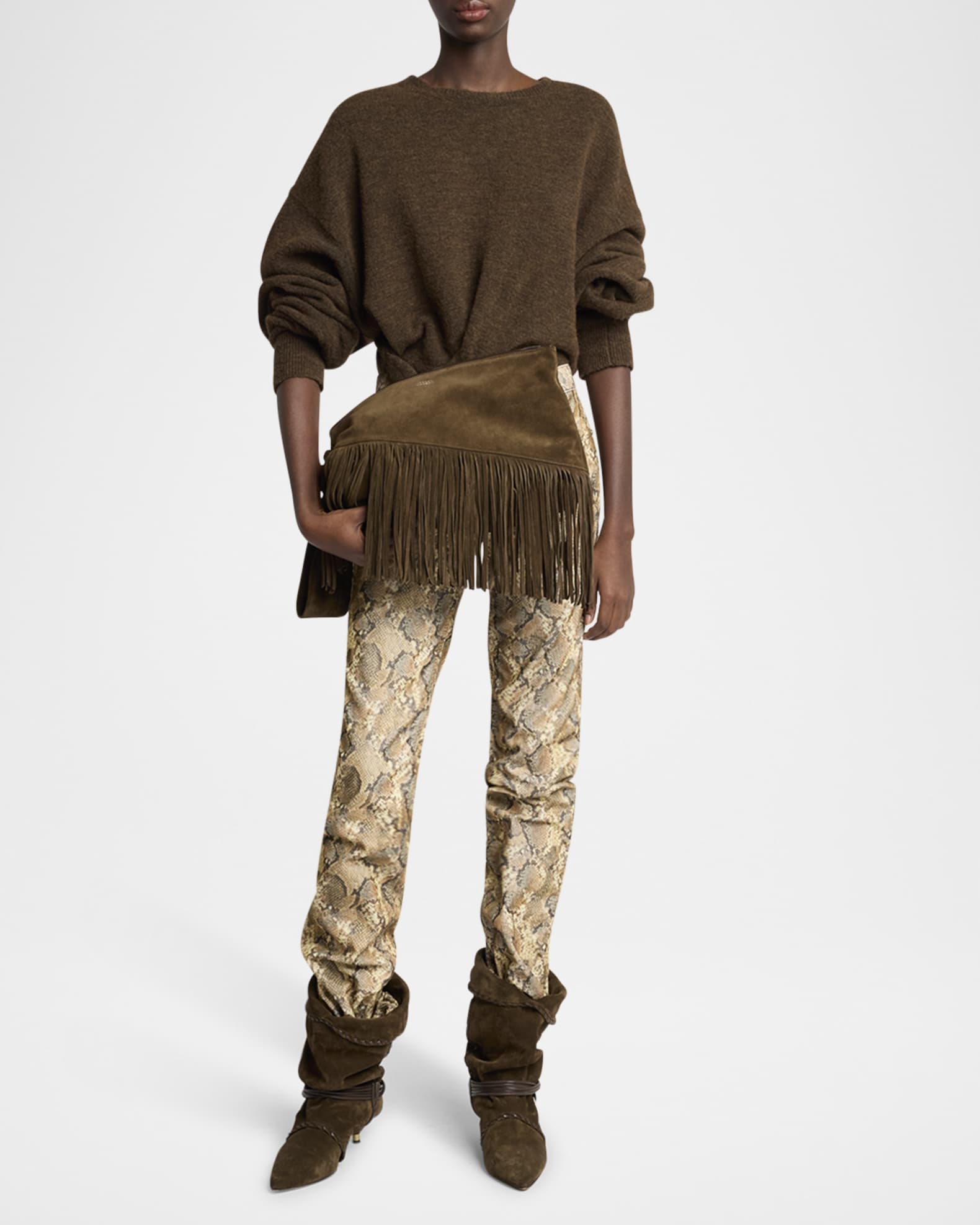 Isabel marant fringe bag hotsell