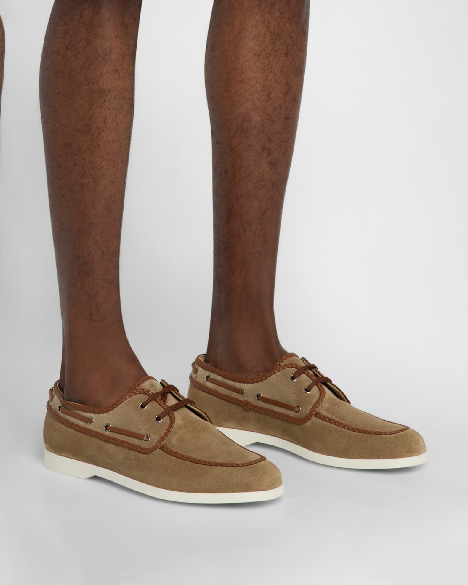 Men's Leather Boat Shoes 1