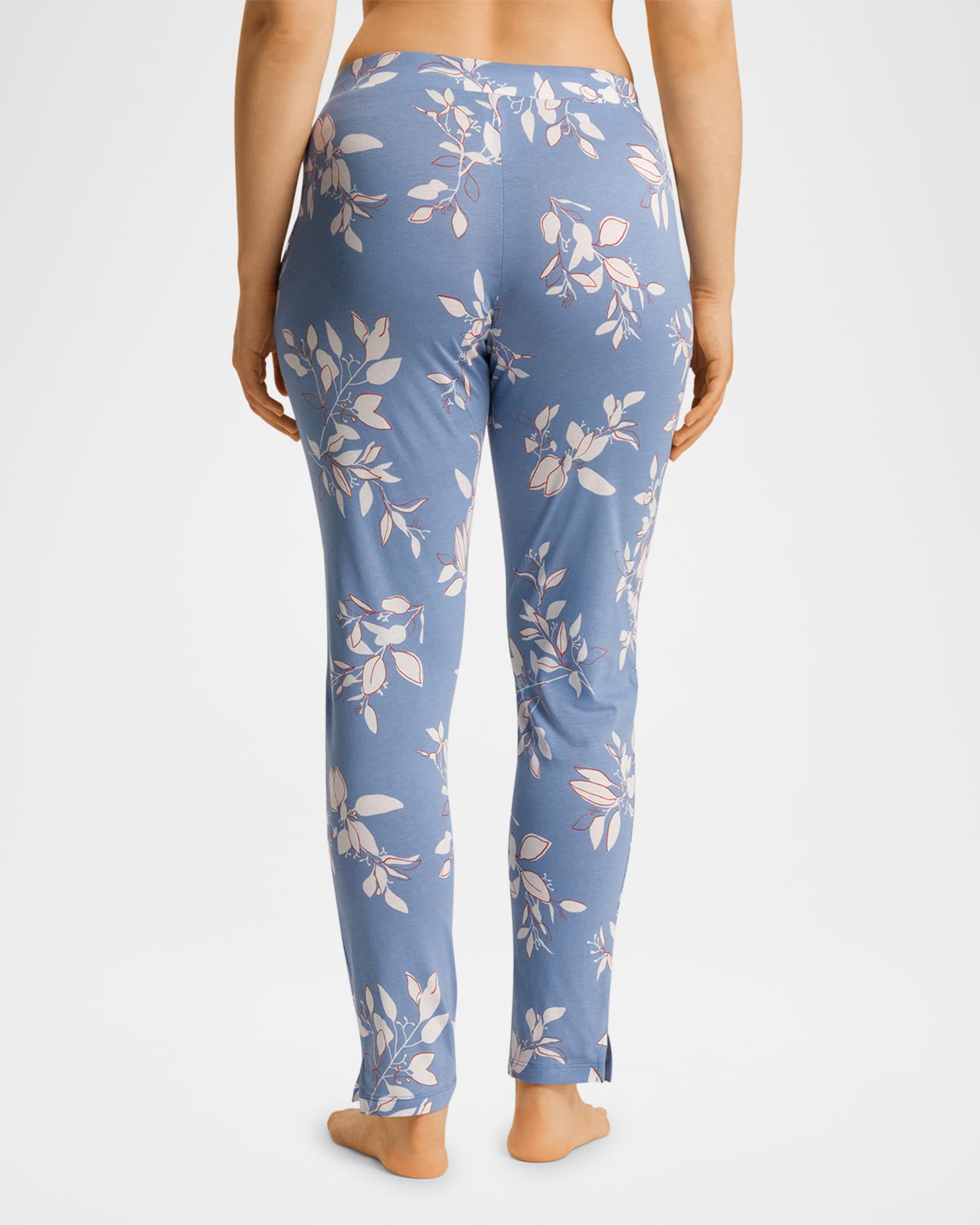 salmon geo print lounge pants ::: s to m main image 0