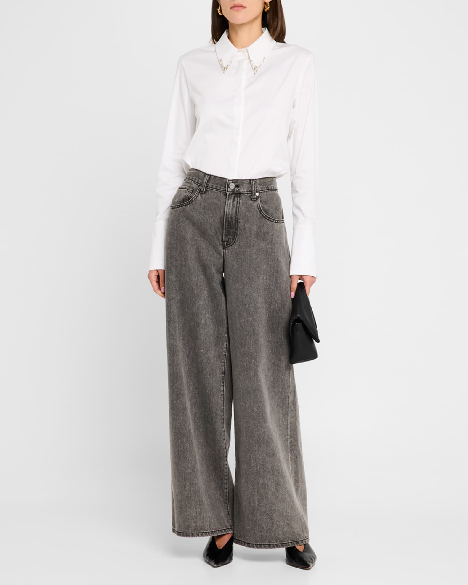 Tiny Dancer Wide-Leg Jeans  1