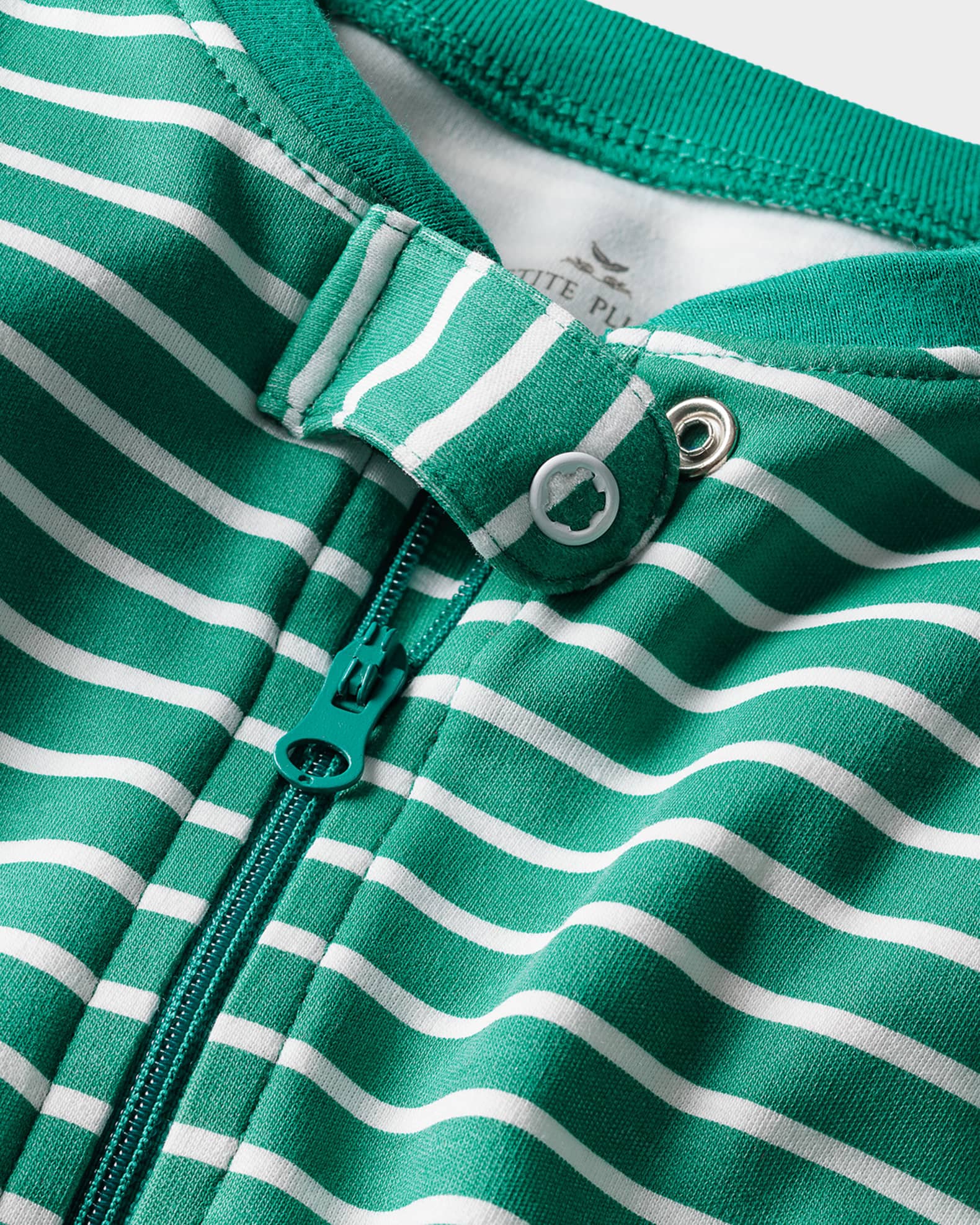 Boy's Striped Snug Fit Footie, Size Newborn-9M 1