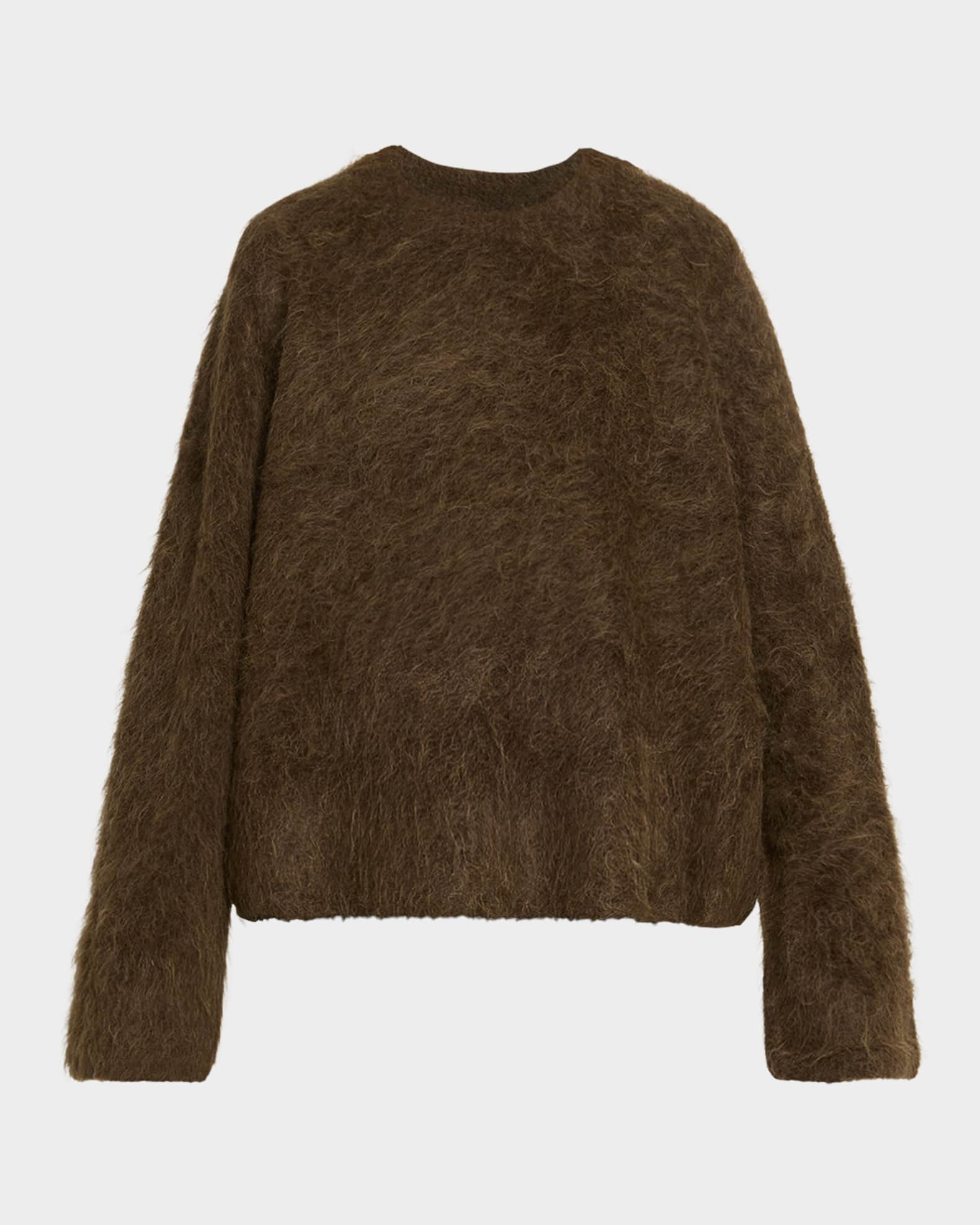 Toteme Boxy Alpaca Knit Sweater | Neiman Marcus