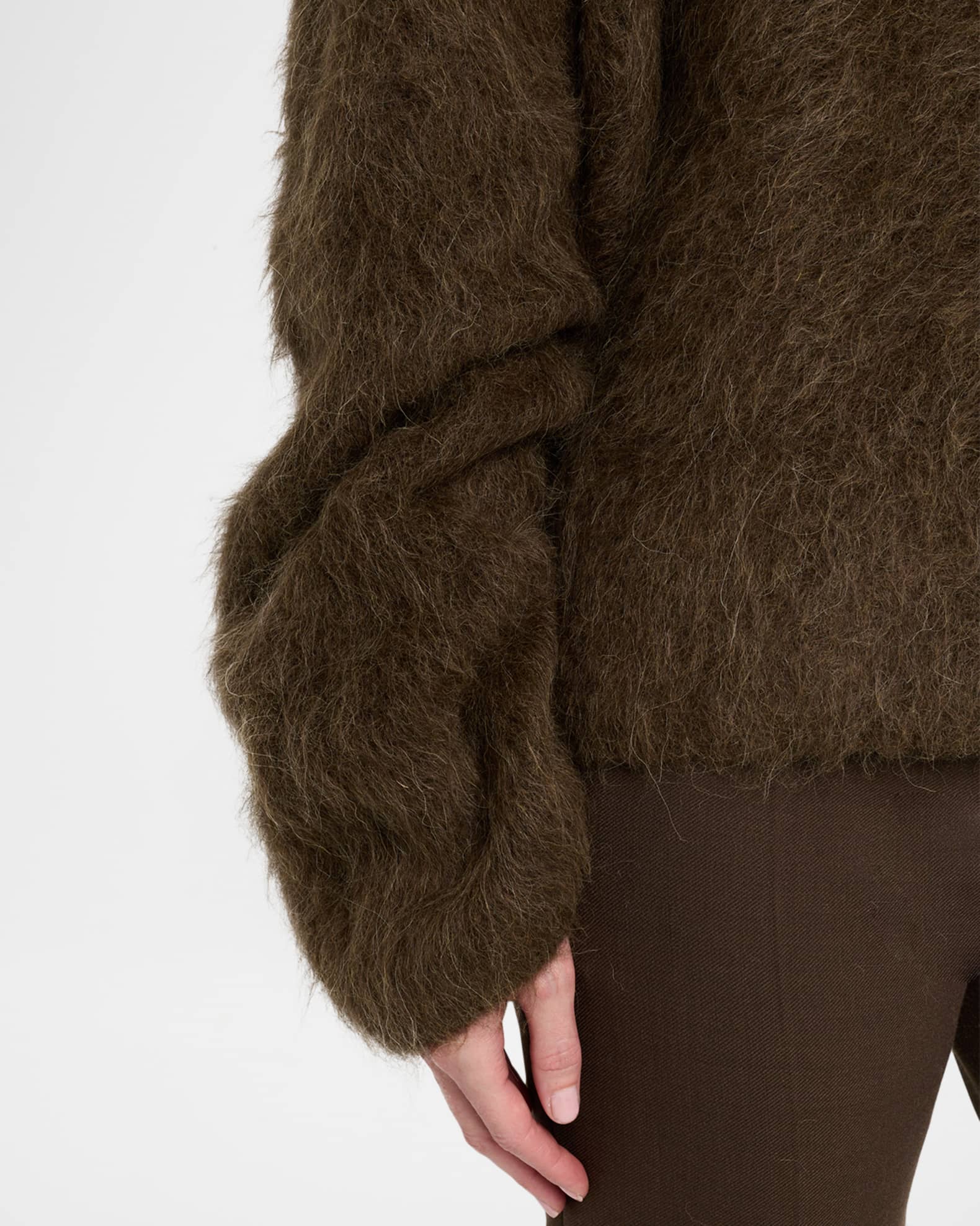 Toteme Boxy Alpaca Knit Sweater | Neiman Marcus