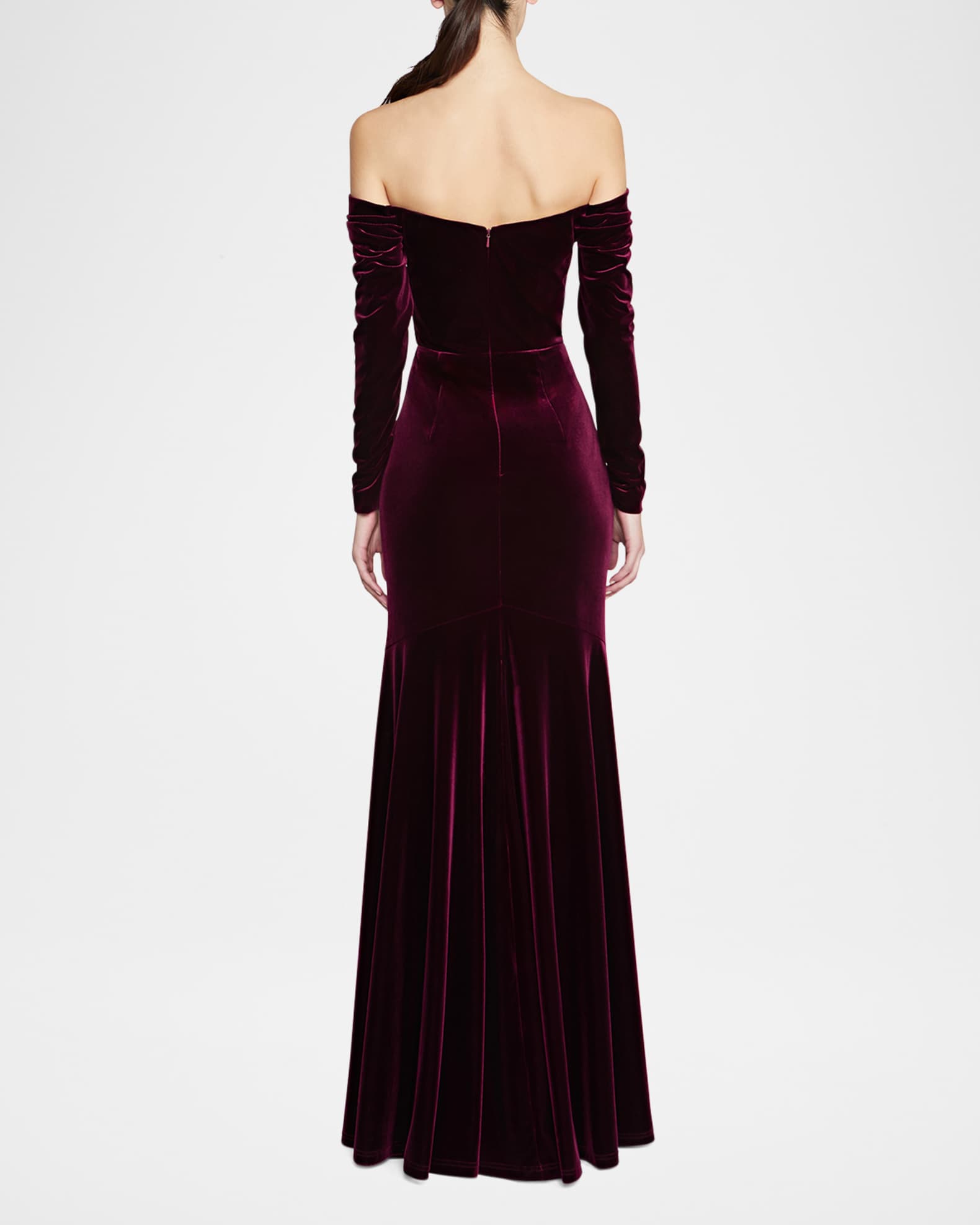 Theia off the shoulder gown on sale