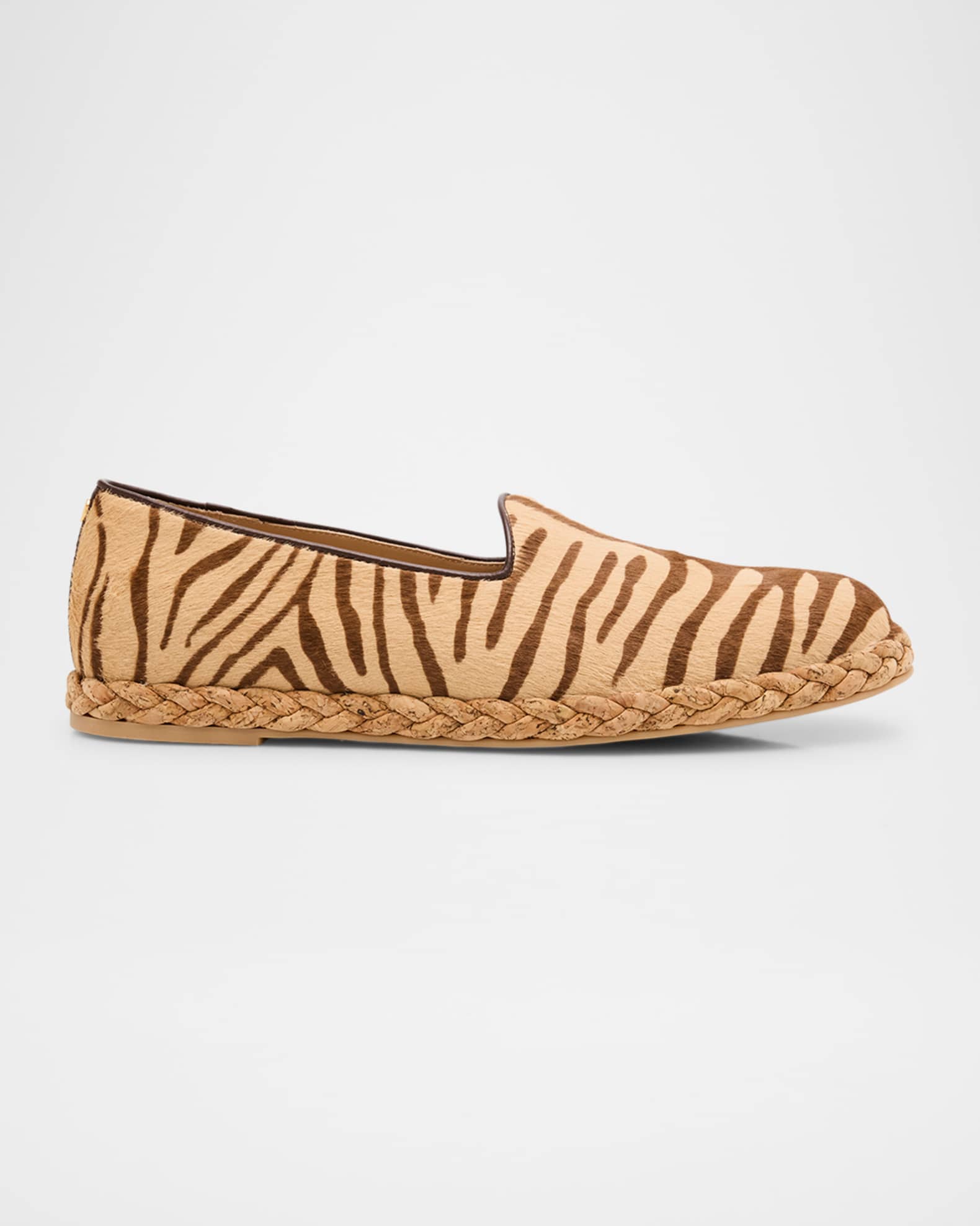 Men's Tiger Stripe Calf Hair Espadrilles 0